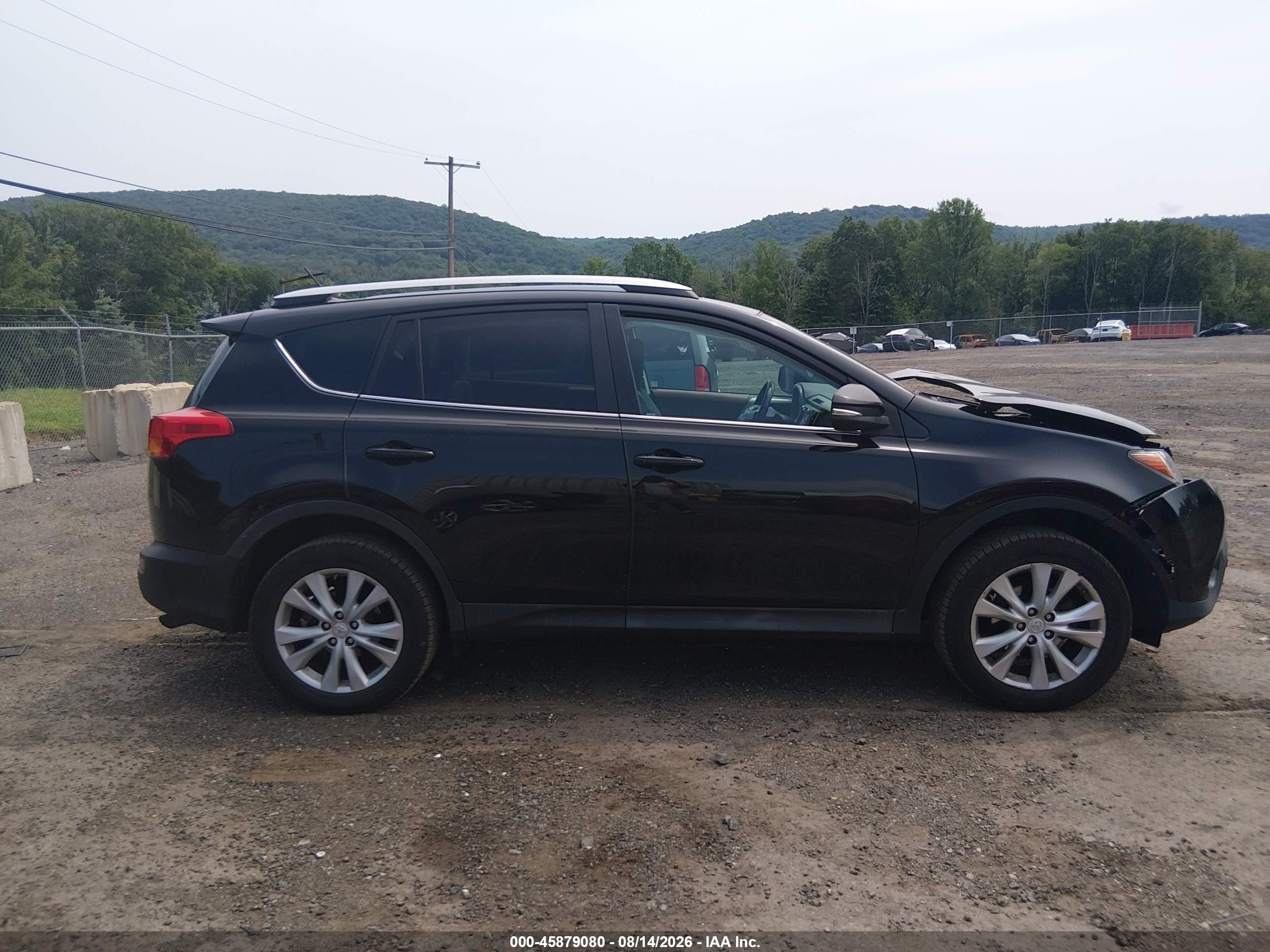 2013 Toyota Rav4 Limited Черный vin: 2T3DFREVXDW110077