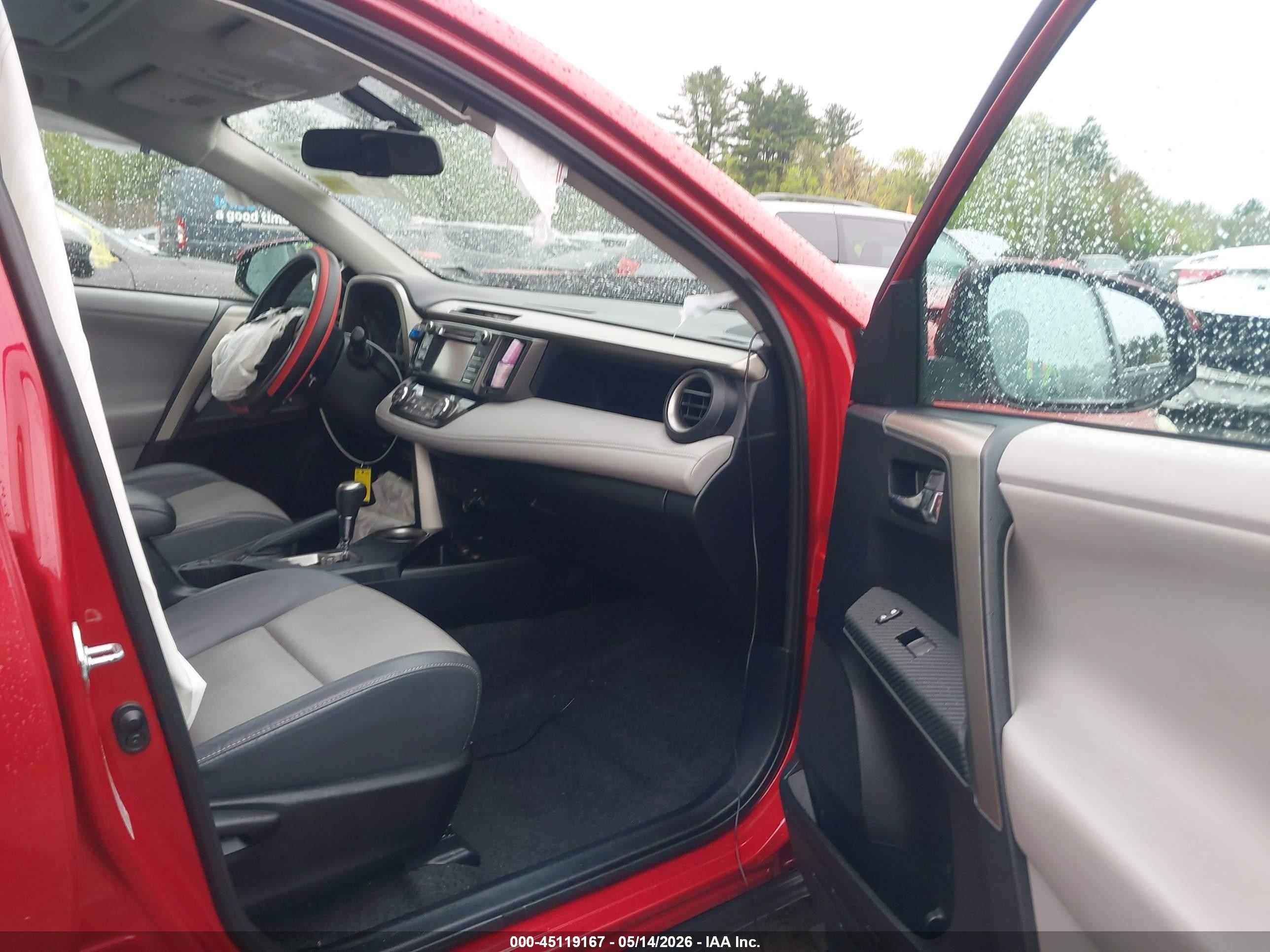 2013 Toyota Rav4 Limited Red vin: 2T3DFREVXDW110337
