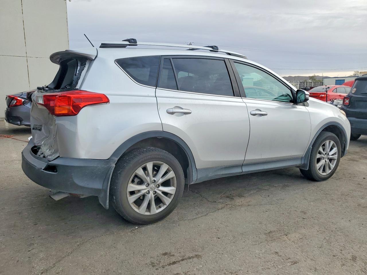 2013 Toyota Rav4 Limited Серебряный vin: 2T3DFREVXDW114307