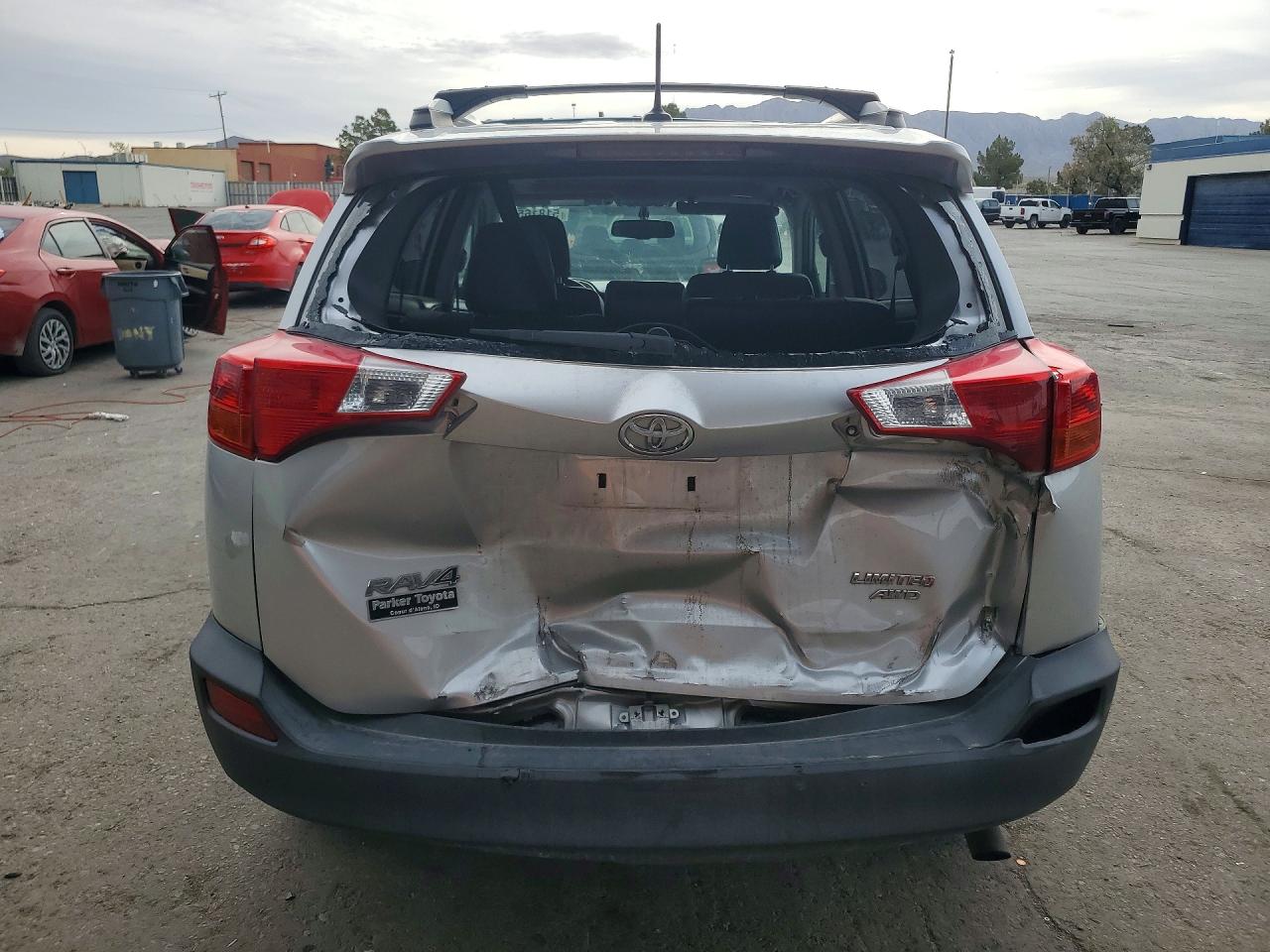 2013 Toyota Rav4 Limited Серебряный vin: 2T3DFREVXDW114307