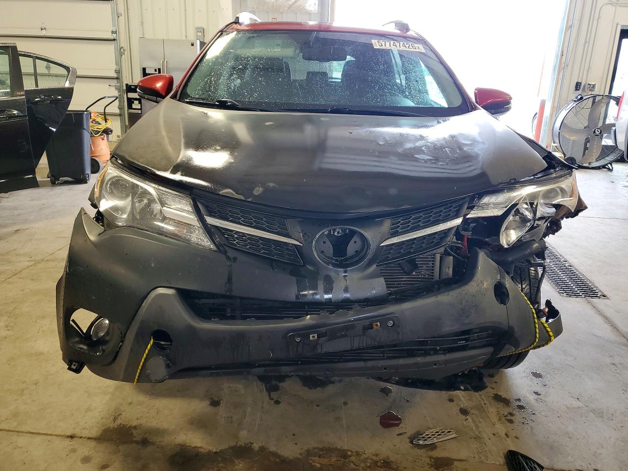 2013 Toyota Rav4 Limited Red vin: 2T3DFREVXDW119457