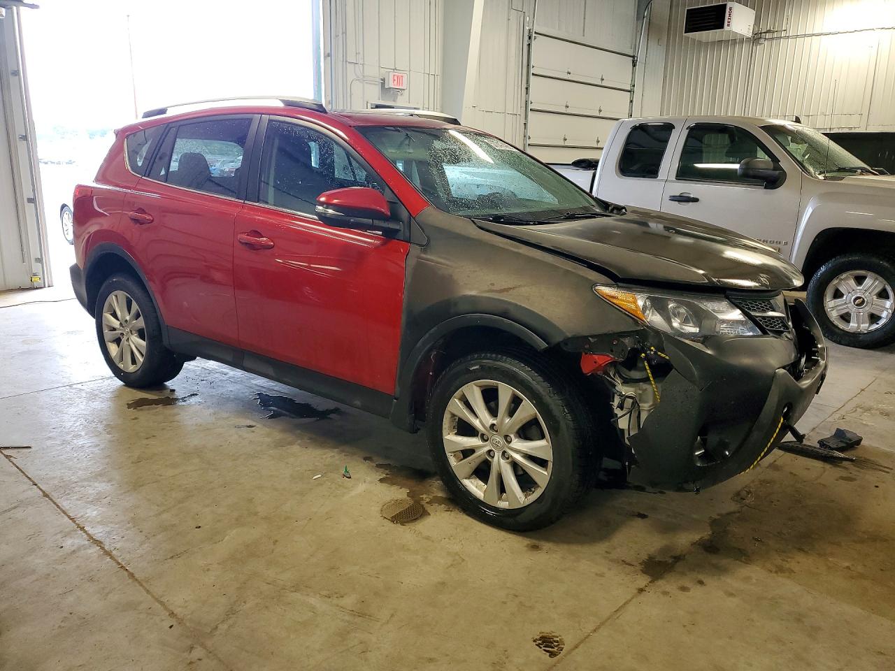 2013 Toyota Rav4 Limited Red vin: 2T3DFREVXDW119457
