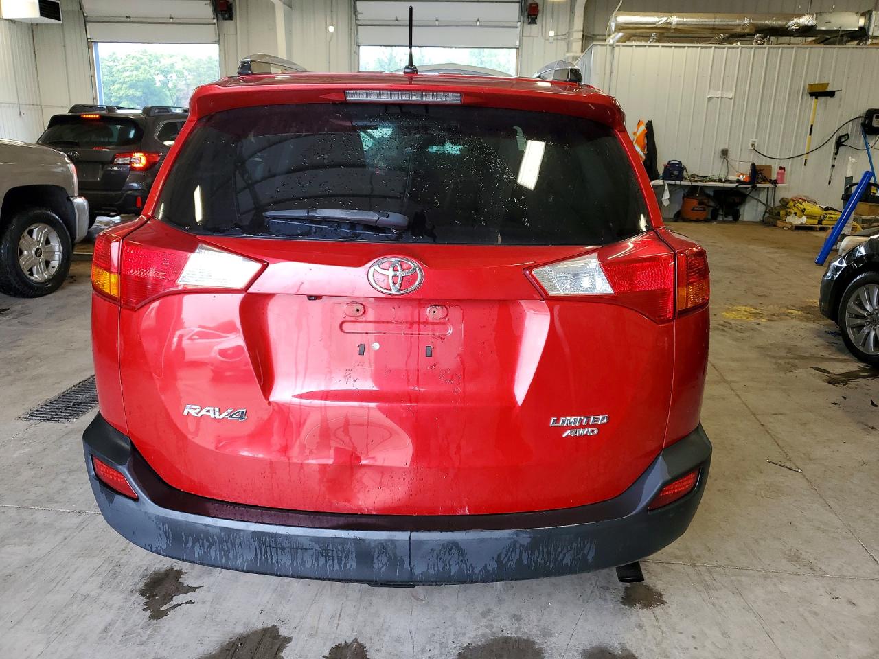 2013 Toyota Rav4 Limited Red vin: 2T3DFREVXDW119457