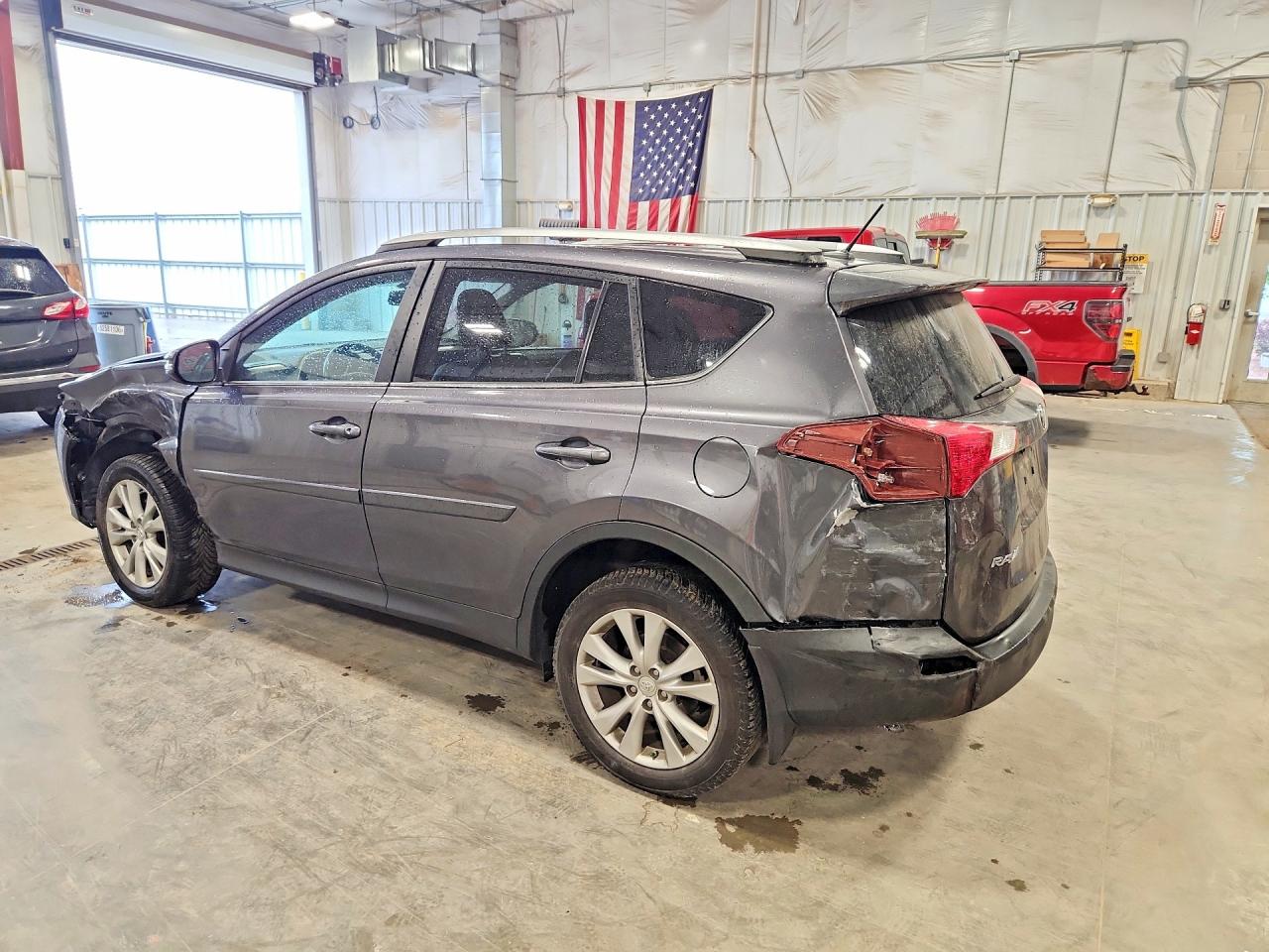 2013 Toyota Rav4 Limited Blue vin: 2T3DFREVXDW124139