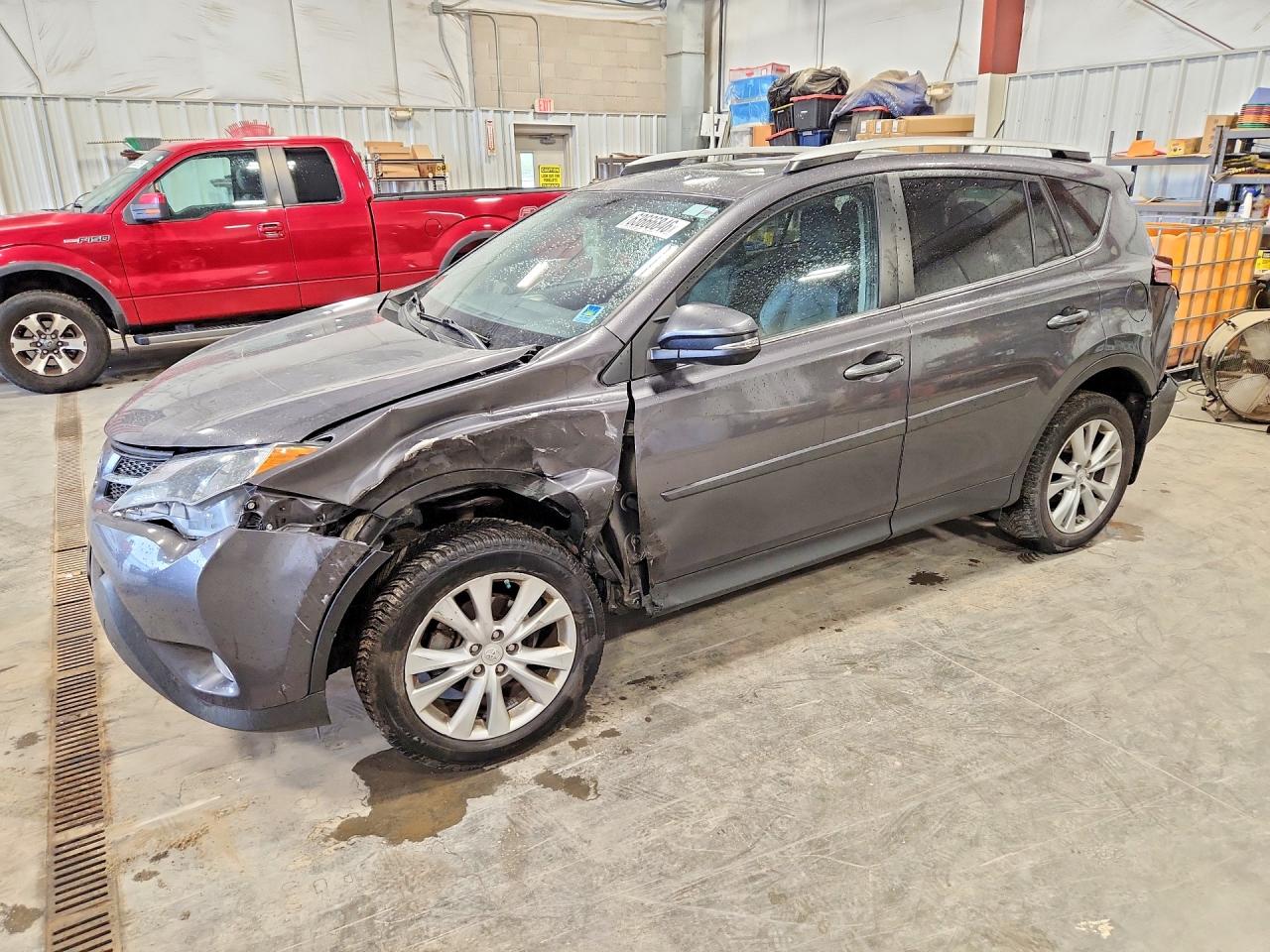 2013 Toyota Rav4 Limited Blue vin: 2T3DFREVXDW124139