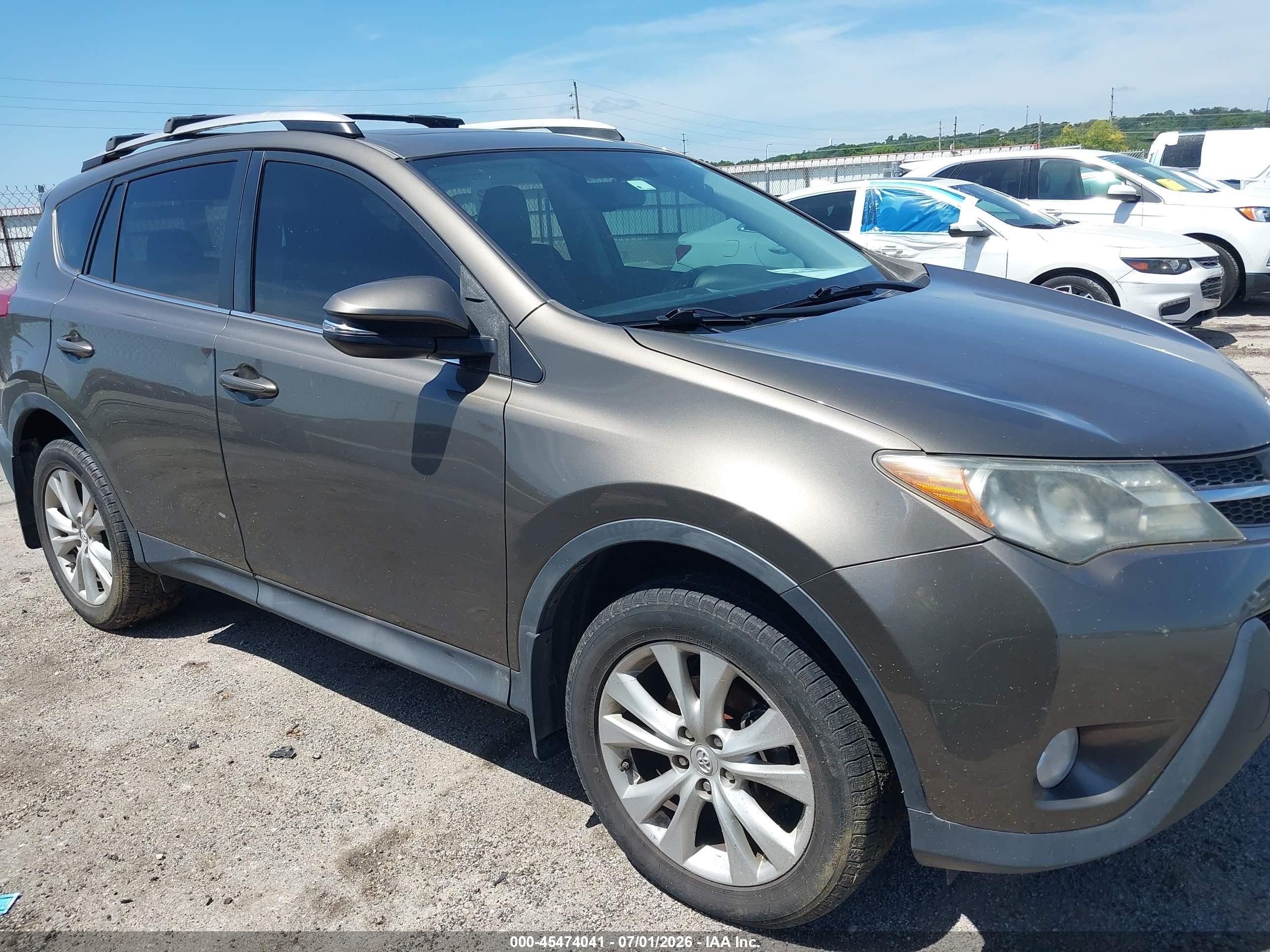 2013 Toyota Rav4 Limited Gray vin: 2T3DFREVXDW124982