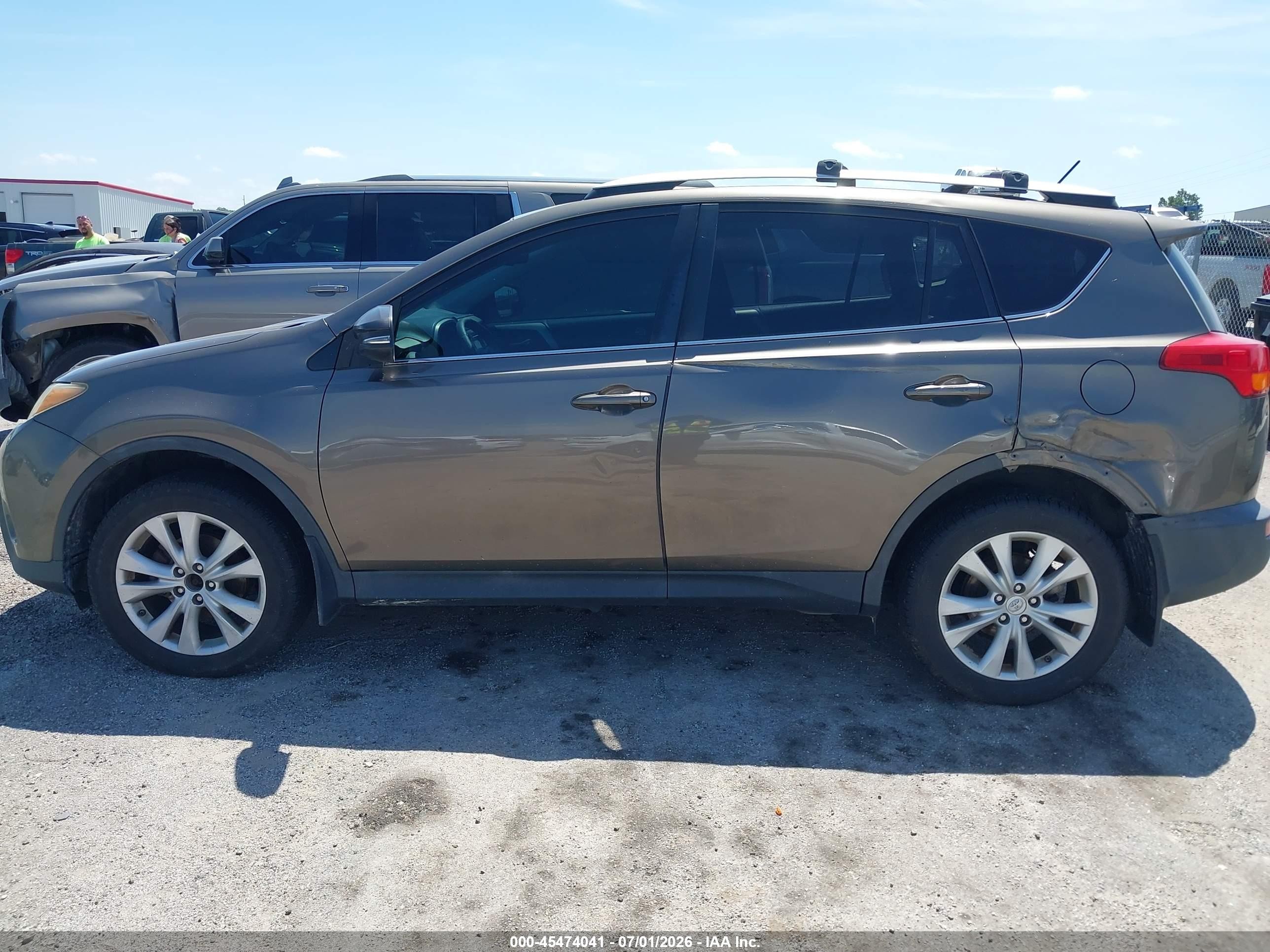 2013 Toyota Rav4 Limited Gray vin: 2T3DFREVXDW124982