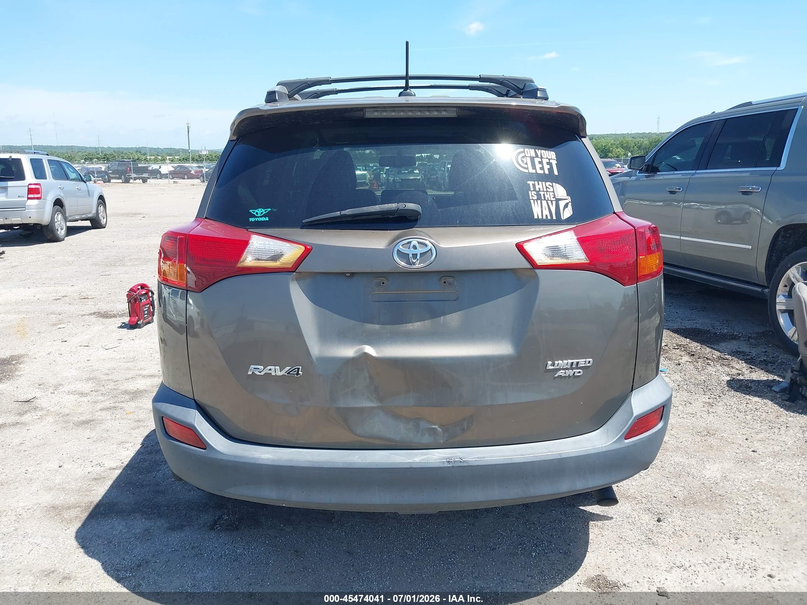 2013 Toyota Rav4 Limited Gray vin: 2T3DFREVXDW124982