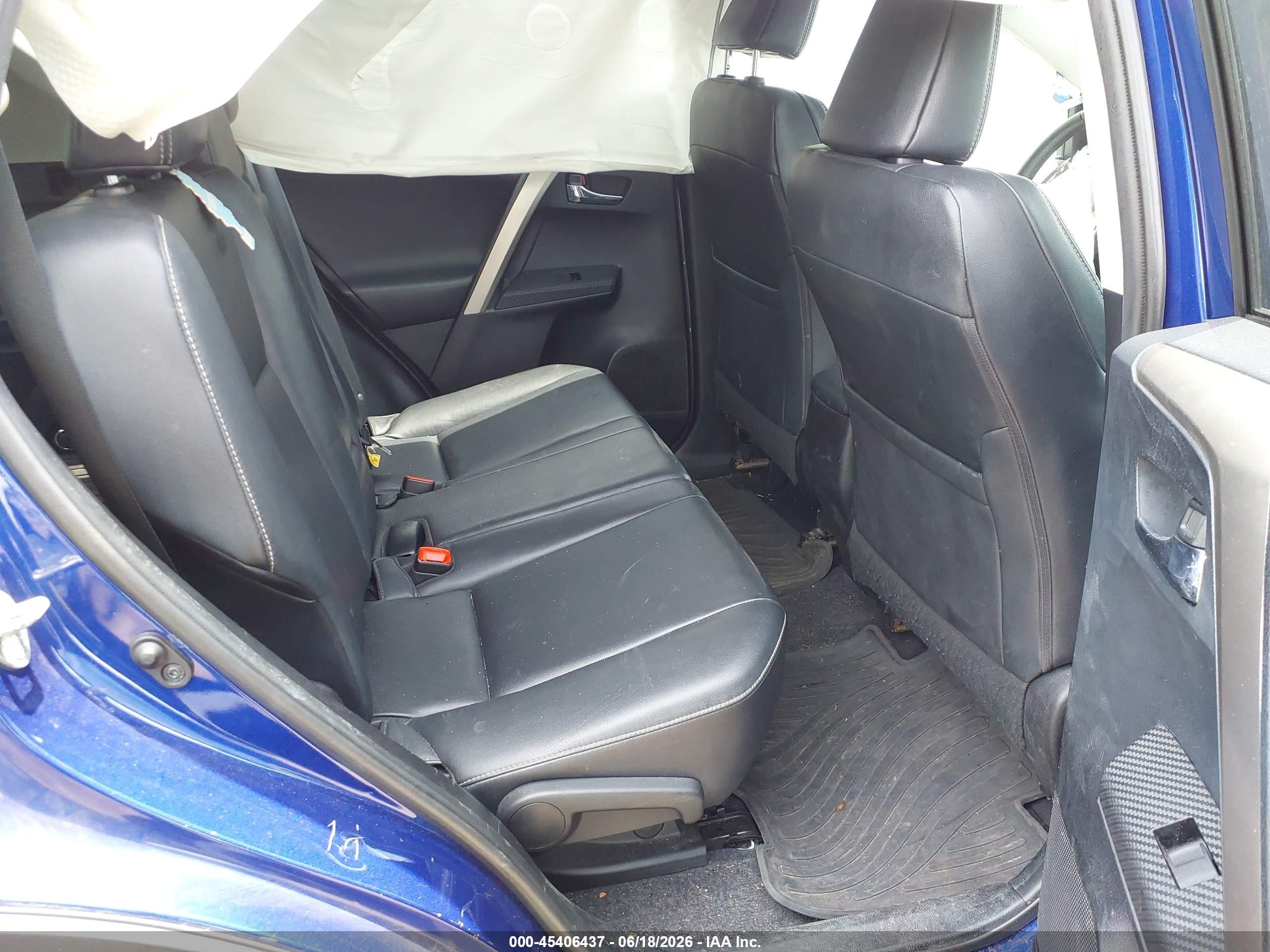 2014 Toyota Rav4 Limited Dark Blue vin: 2T3DFREVXEW148264
