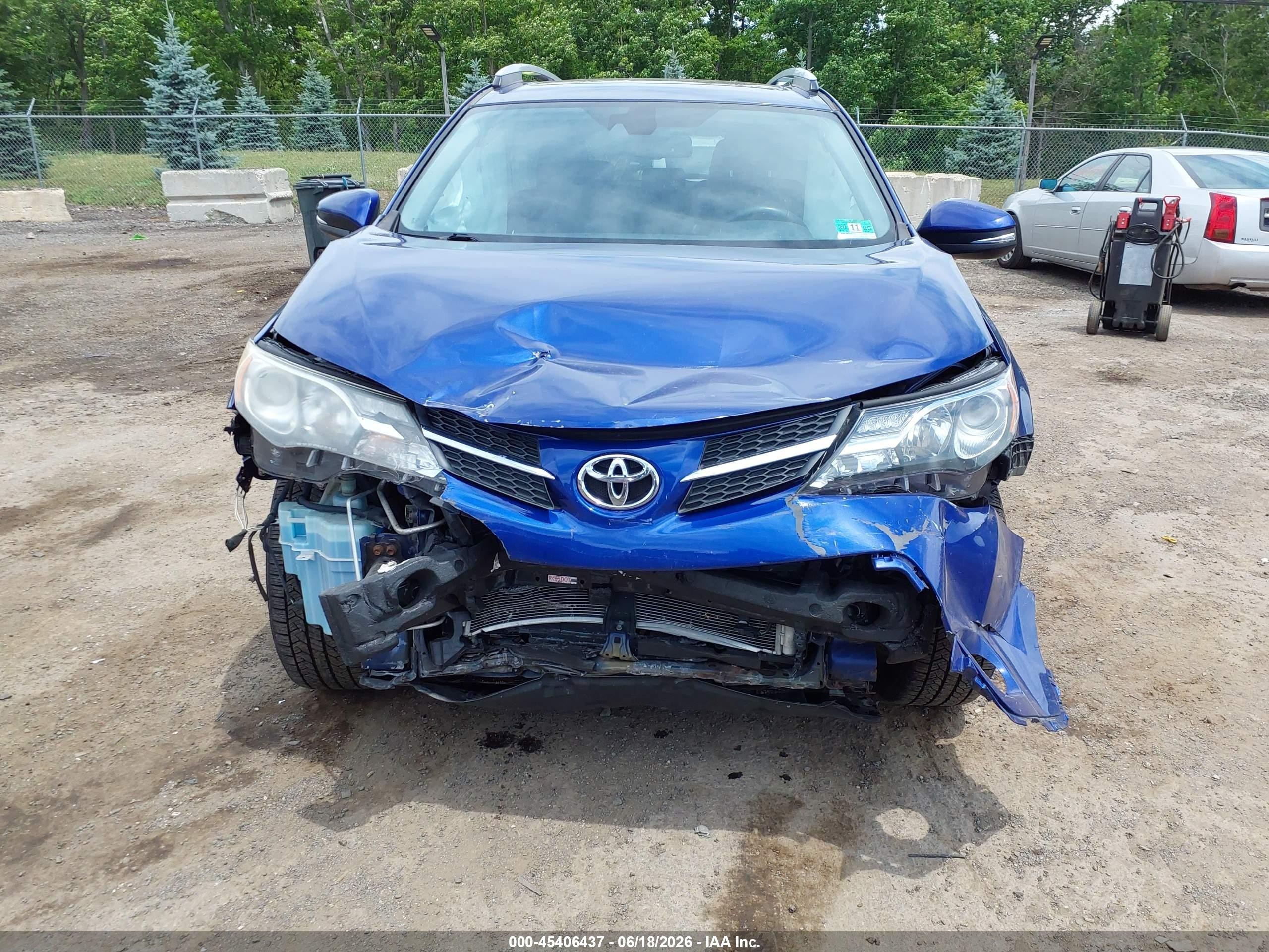 2014 Toyota Rav4 Limited Dark Blue vin: 2T3DFREVXEW148264