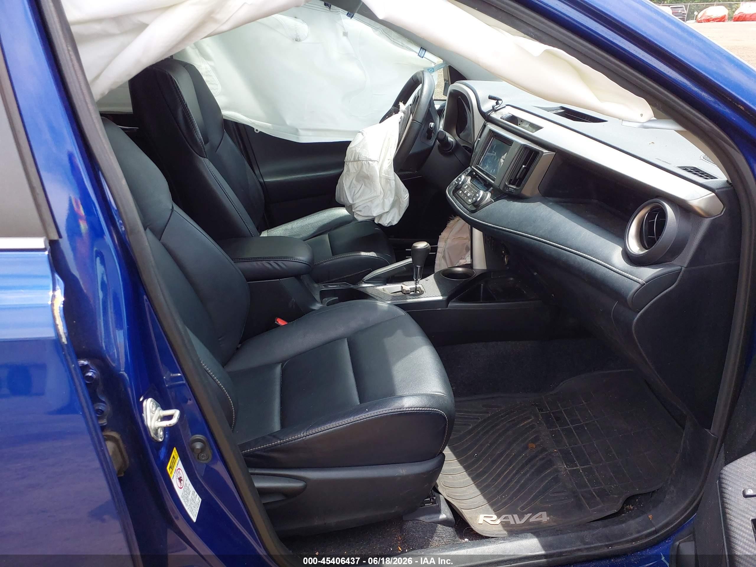 2014 Toyota Rav4 Limited Dark Blue vin: 2T3DFREVXEW148264