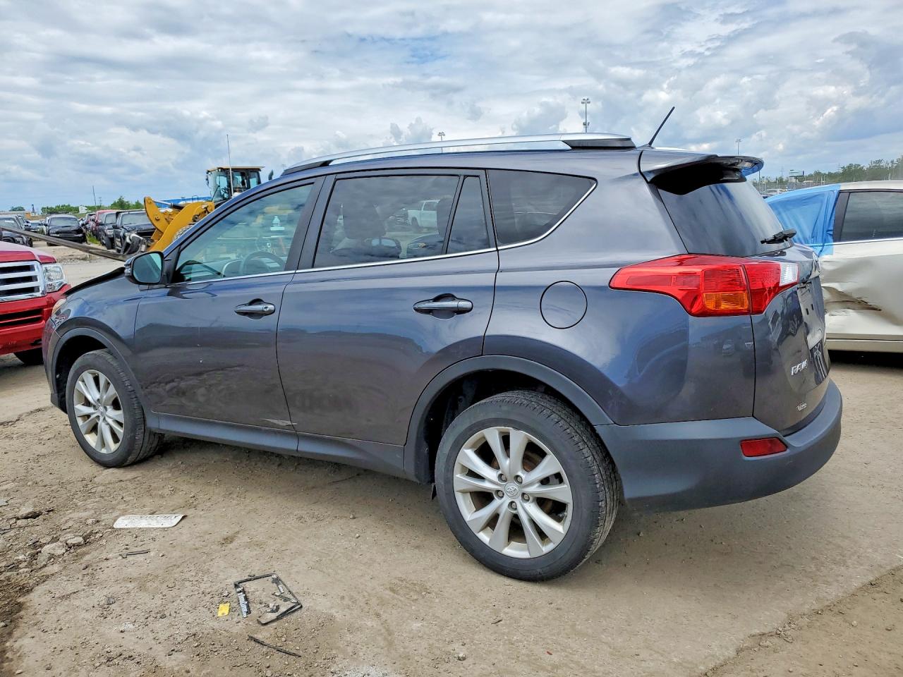 2014 Toyota Rav4 Limited Gray vin: 2T3DFREVXEW164805