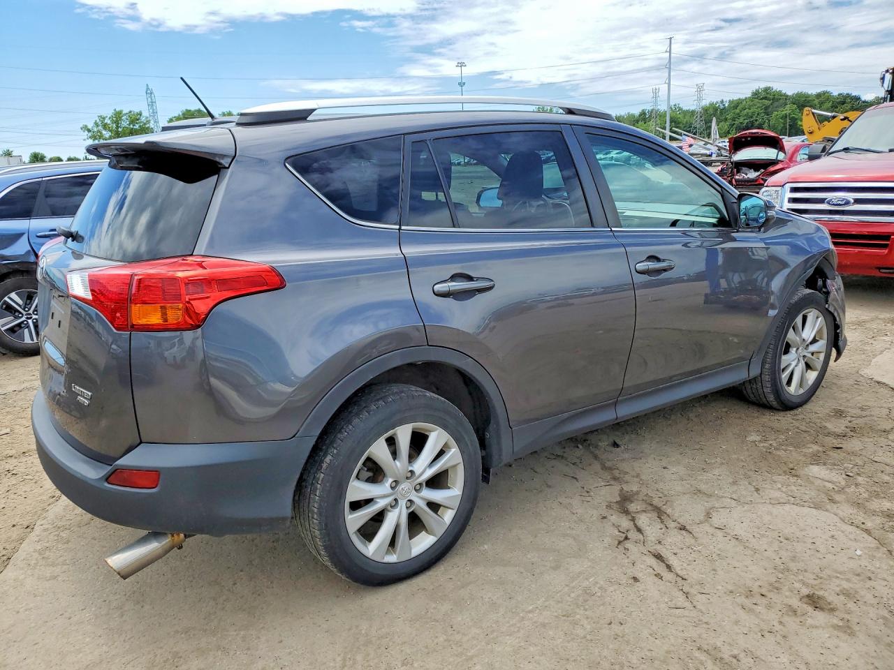 2014 Toyota Rav4 Limited Gray vin: 2T3DFREVXEW164805