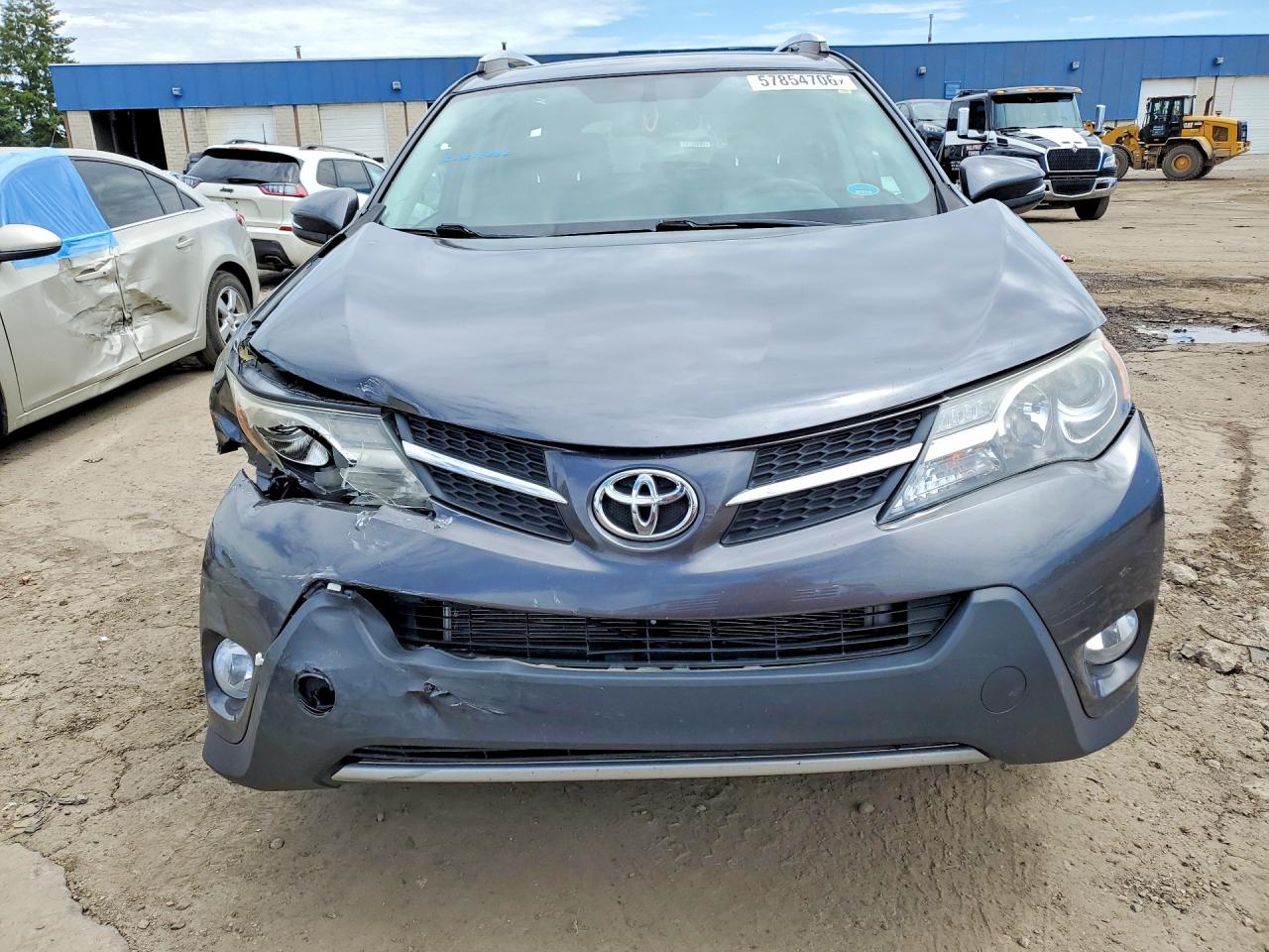 2014 Toyota Rav4 Limited Gray vin: 2T3DFREVXEW164805