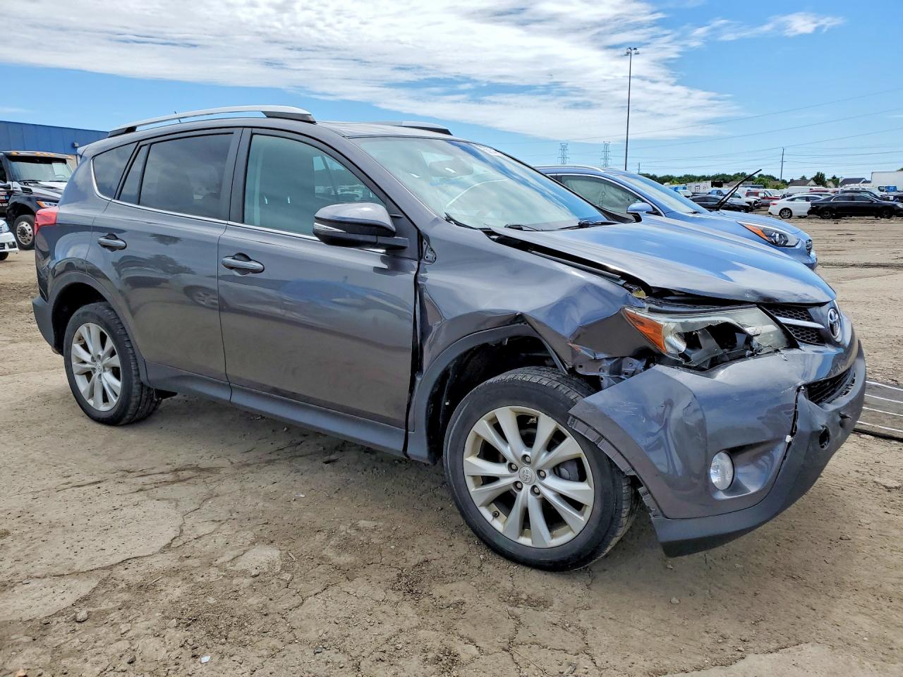 2014 Toyota Rav4 Limited Gray vin: 2T3DFREVXEW164805
