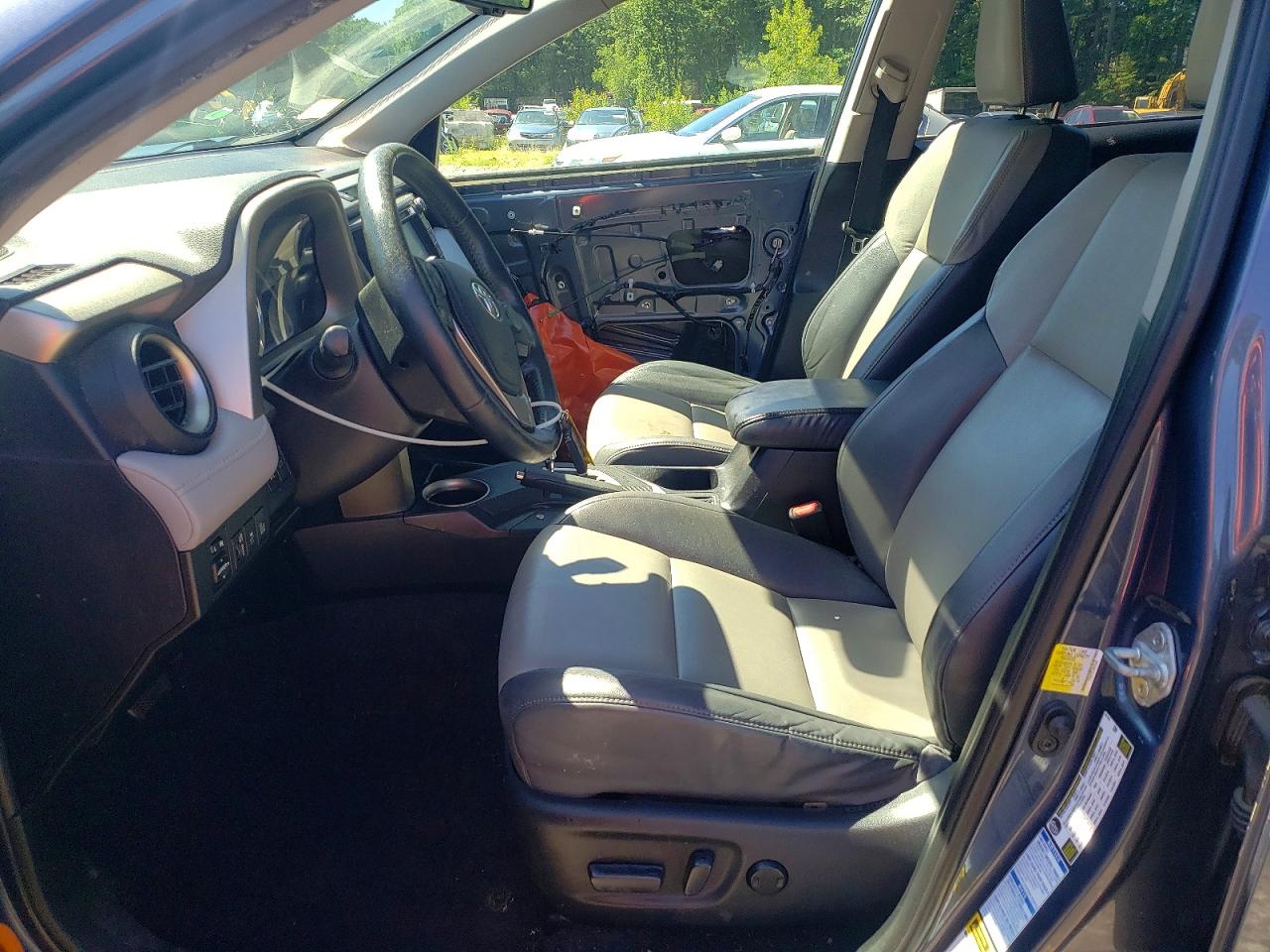 2014 Toyota Rav4 Limited Blue vin: 2T3DFREVXEW182480