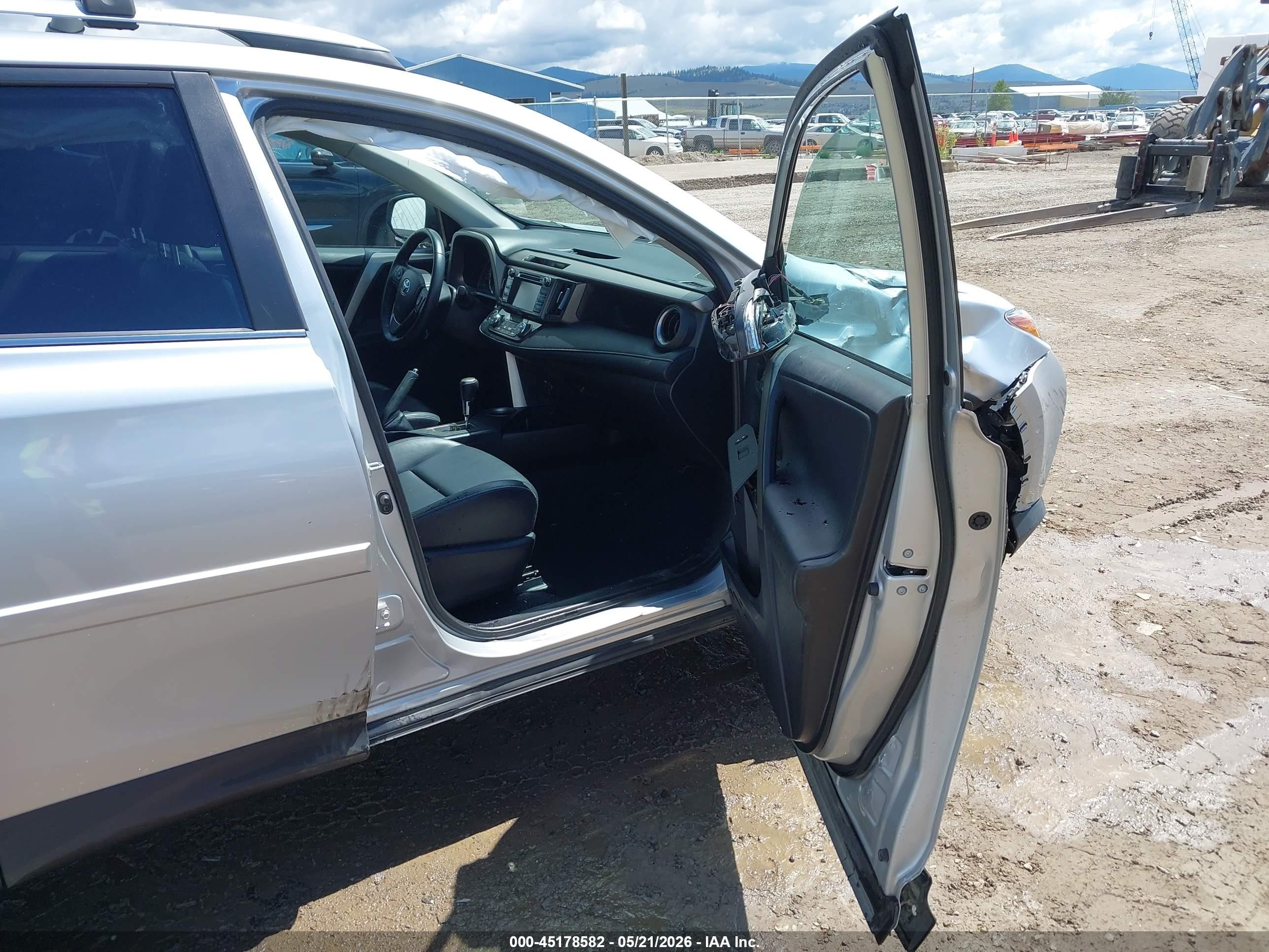 2014 Toyota Rav4 Limited Silver vin: 2T3DFREVXEW188893