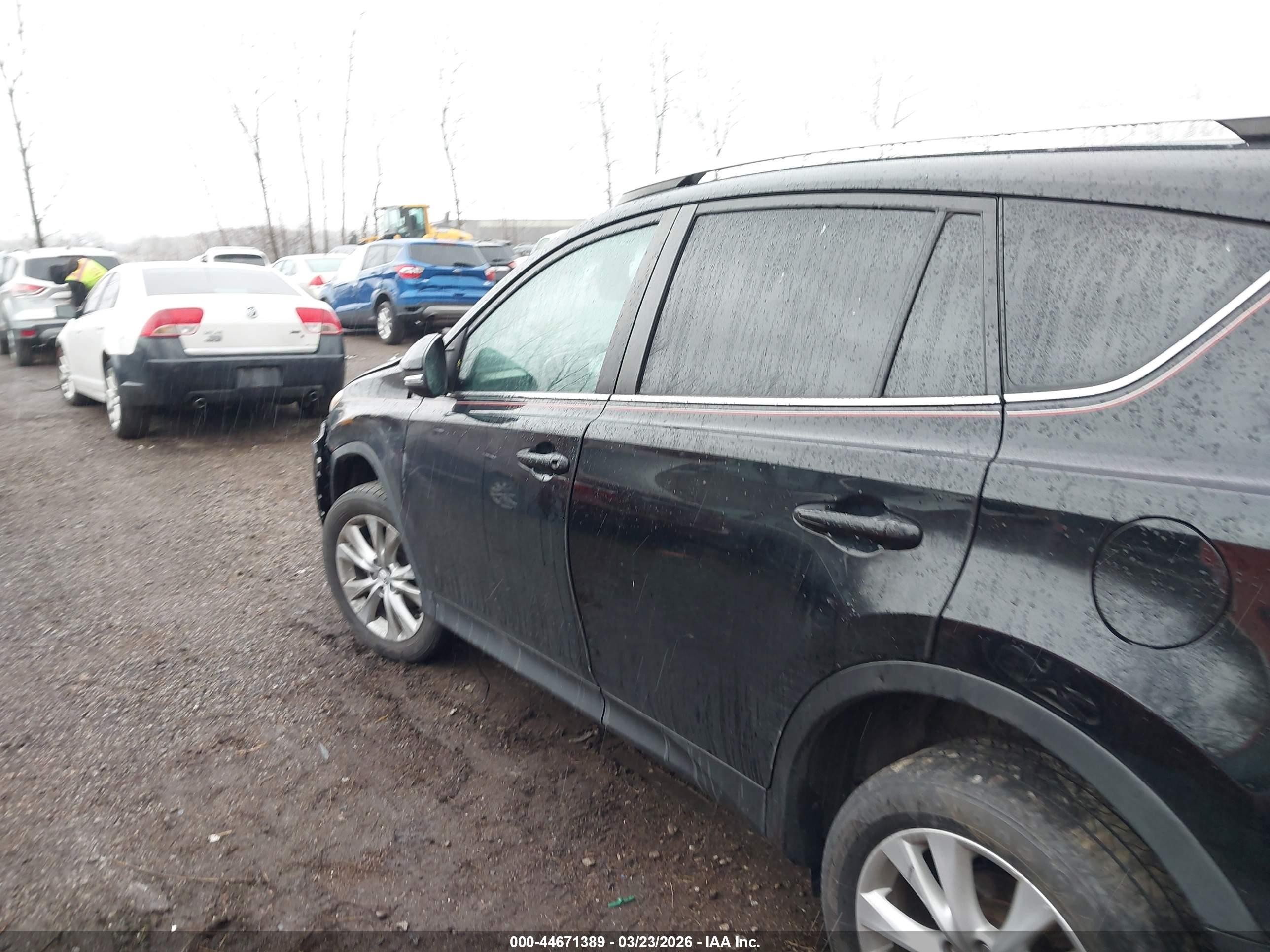 2014 Toyota Rav4 Limited Black vin: 2T3DFREVXEW206891