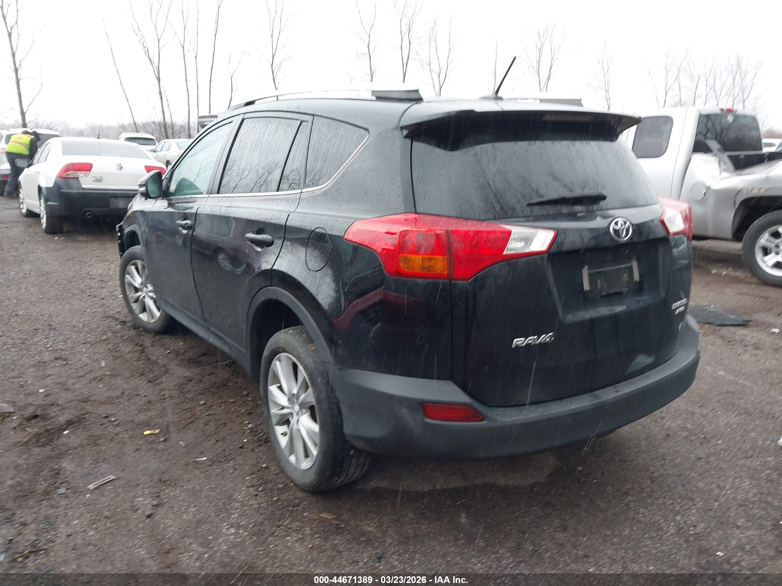 2014 Toyota Rav4 Limited Black vin: 2T3DFREVXEW206891