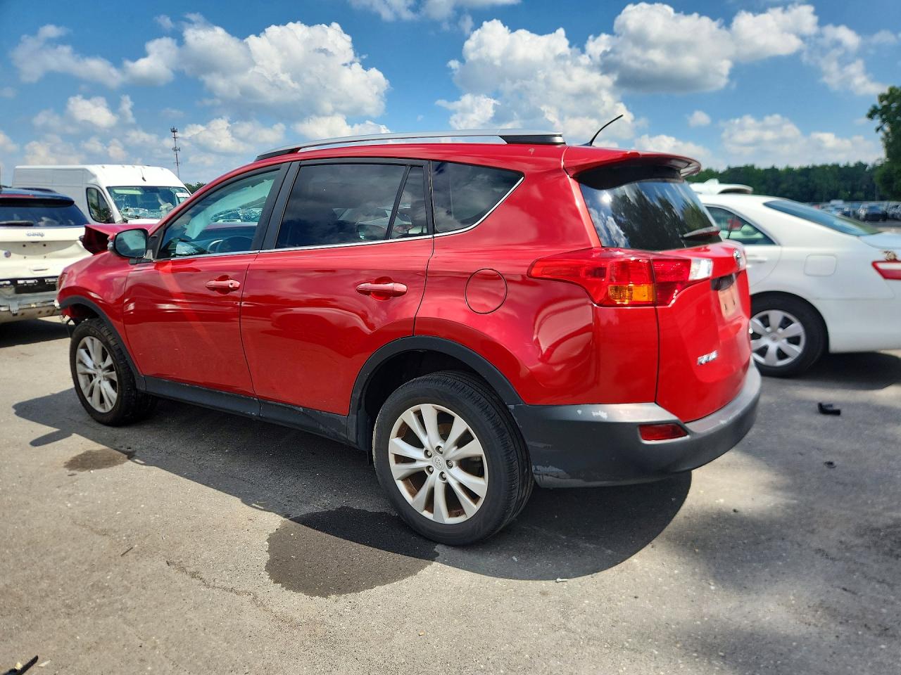 2015 Toyota Rav4 Limited Red vin: 2T3DFREVXFW244624