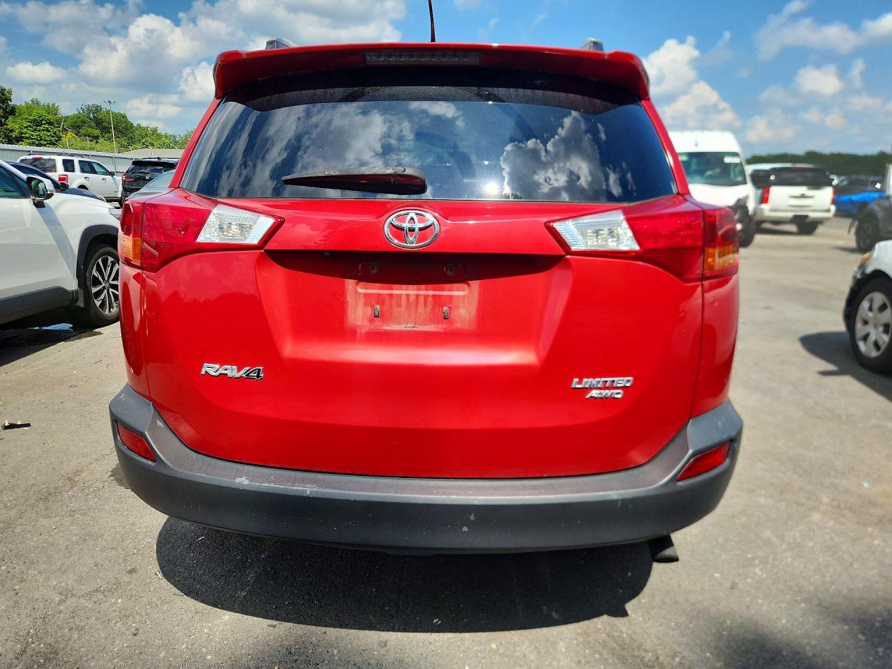 2015 Toyota Rav4 Limited Red vin: 2T3DFREVXFW244624