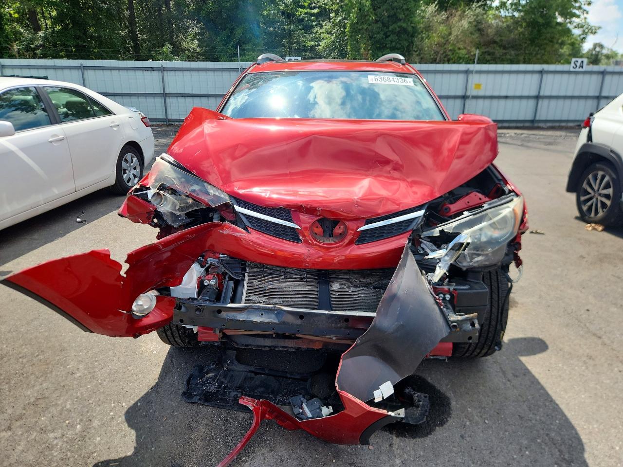2015 Toyota Rav4 Limited Red vin: 2T3DFREVXFW244624