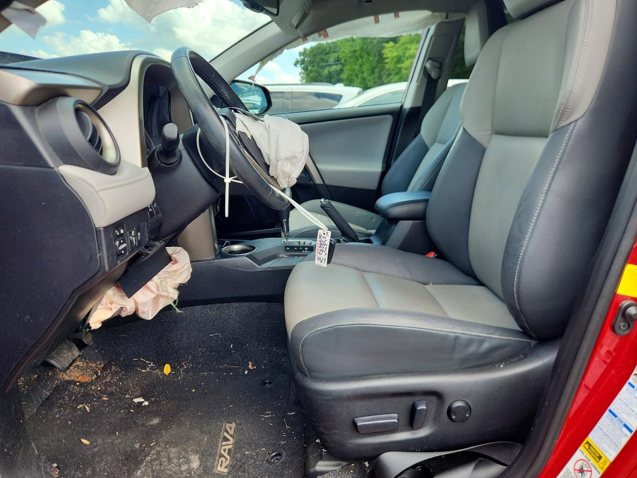 2015 Toyota Rav4 Limited Red vin: 2T3DFREVXFW244624