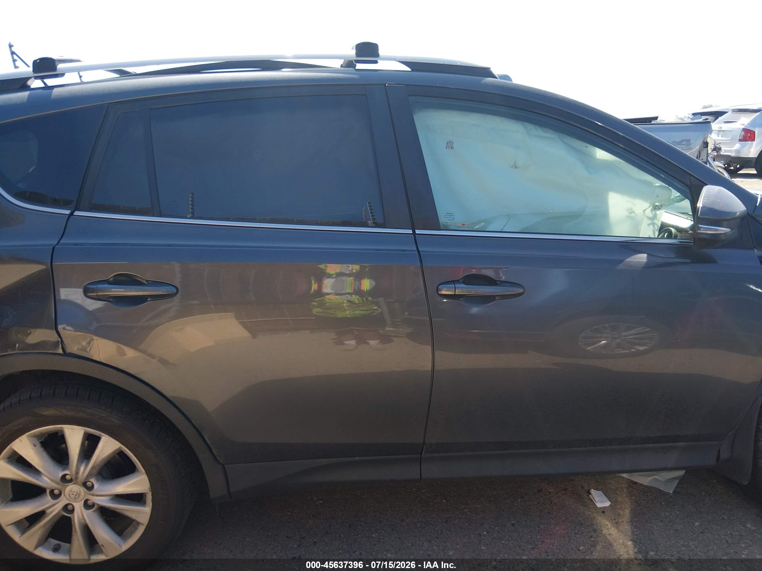 2015 Toyota Rav4 Limited Gray vin: 2T3DFREVXFW245725