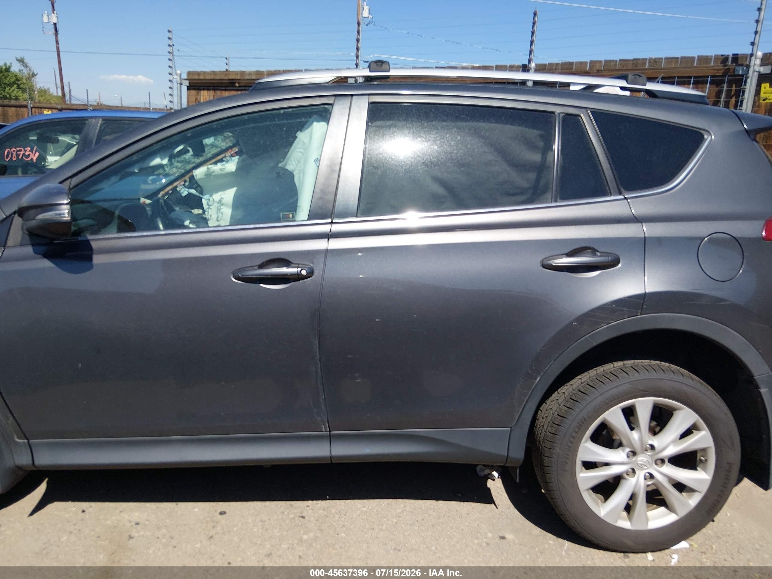 2015 Toyota Rav4 Limited Gray vin: 2T3DFREVXFW245725
