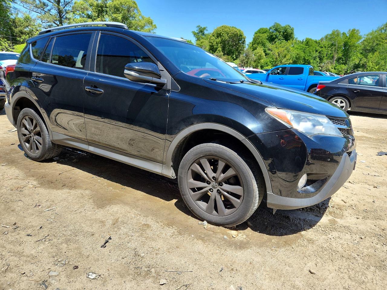 2015 Toyota Rav4 Limited Black vin: 2T3DFREVXFW288025