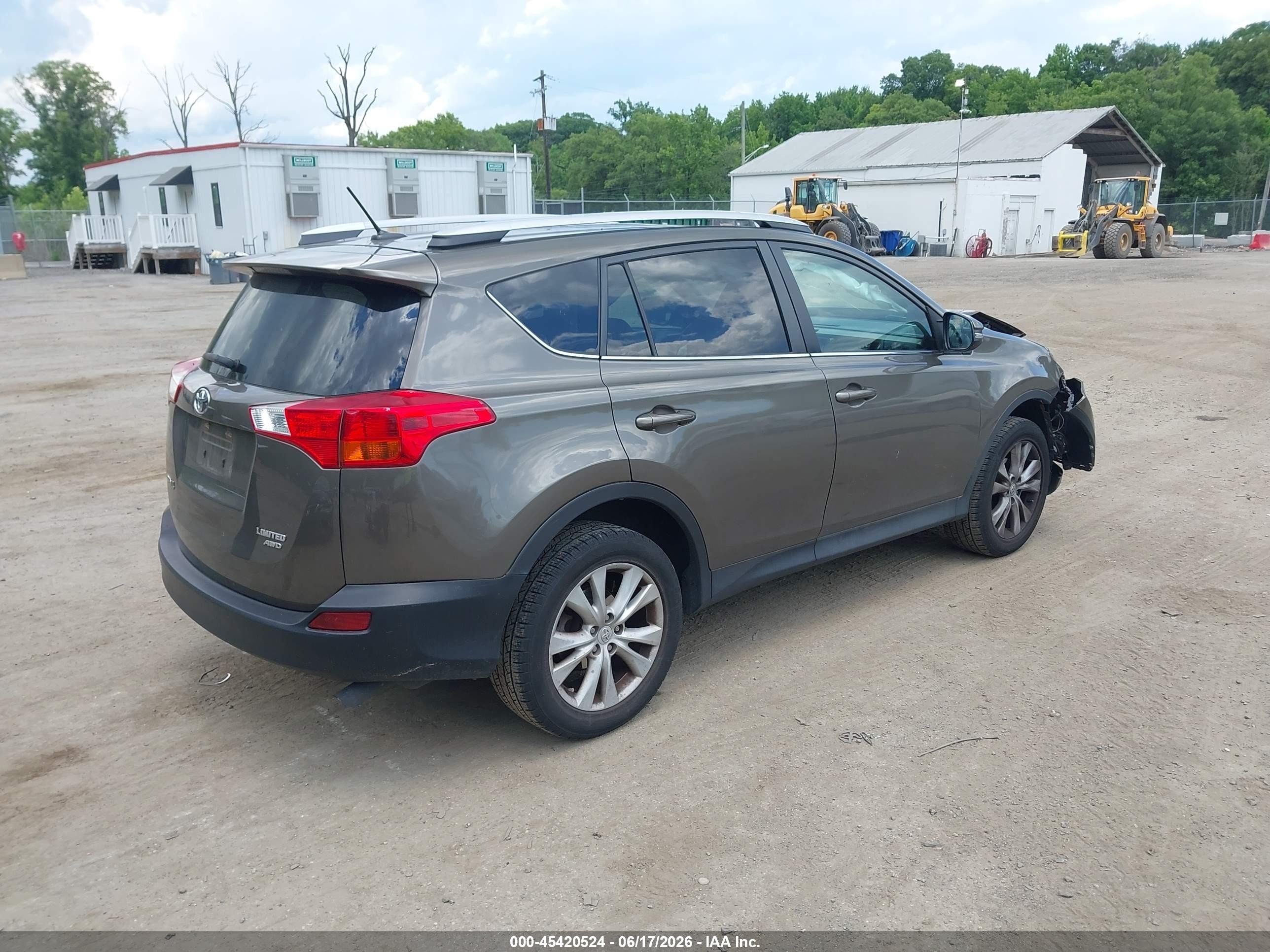 2015 Toyota Rav4 Limited Gray vin: 2T3DFREVXFW308760