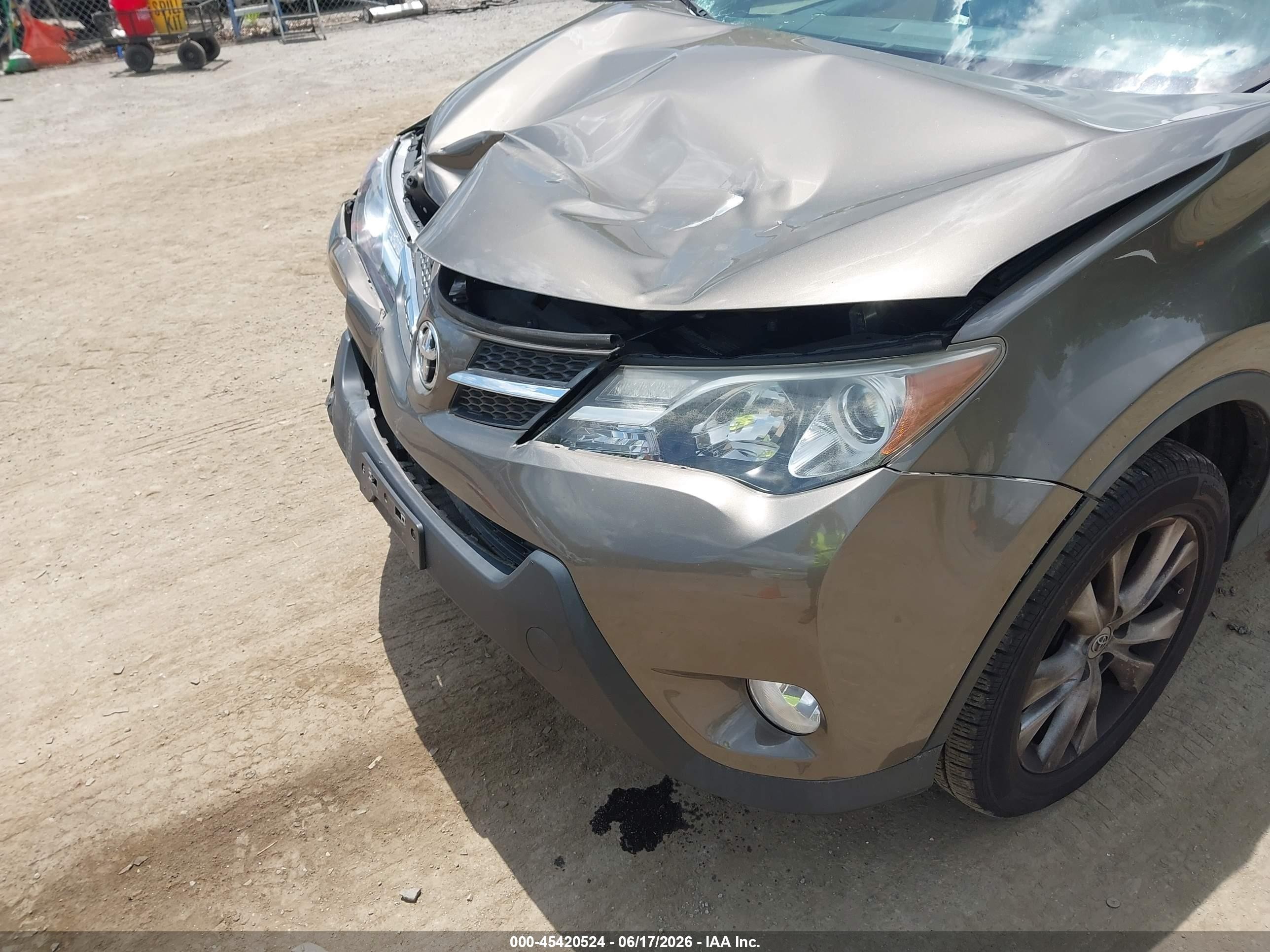 2015 Toyota Rav4 Limited Gray vin: 2T3DFREVXFW308760