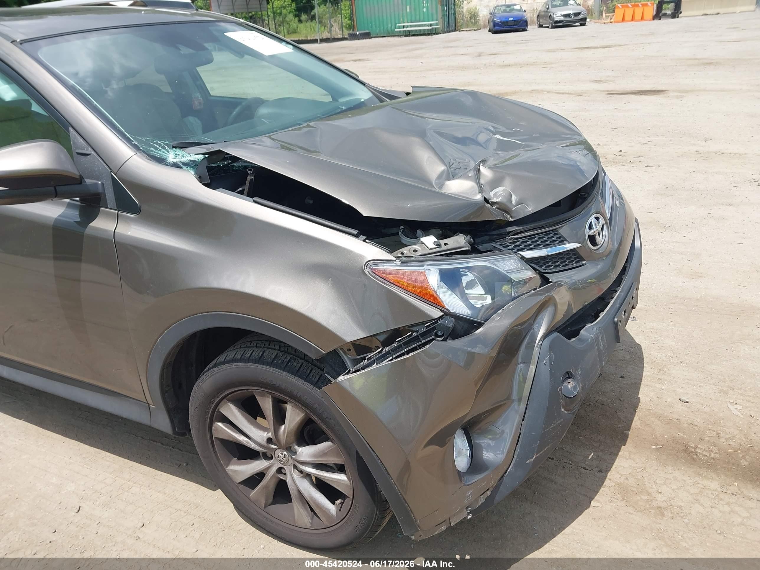 2015 Toyota Rav4 Limited Gray vin: 2T3DFREVXFW308760