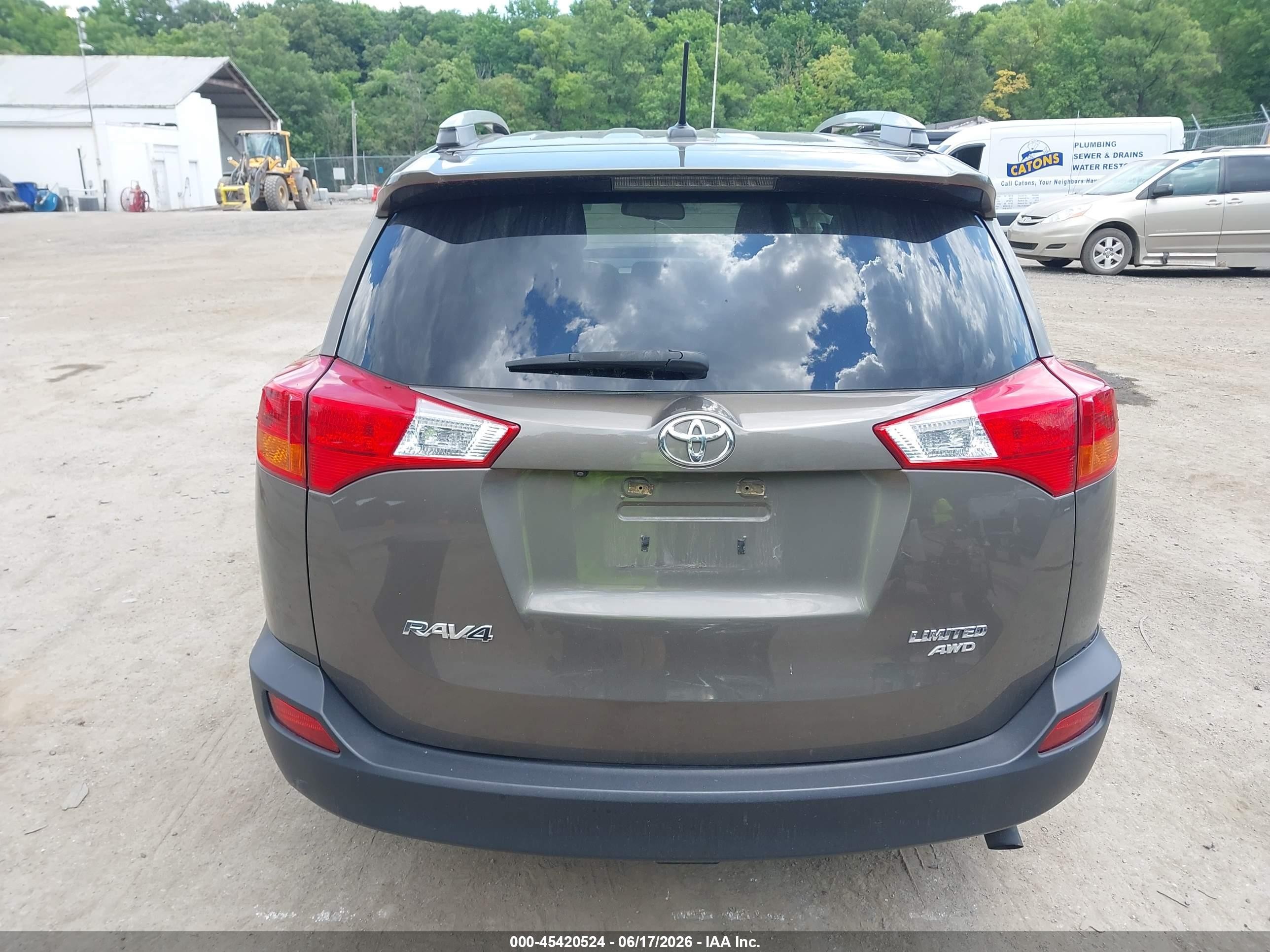 2015 Toyota Rav4 Limited Gray vin: 2T3DFREVXFW308760