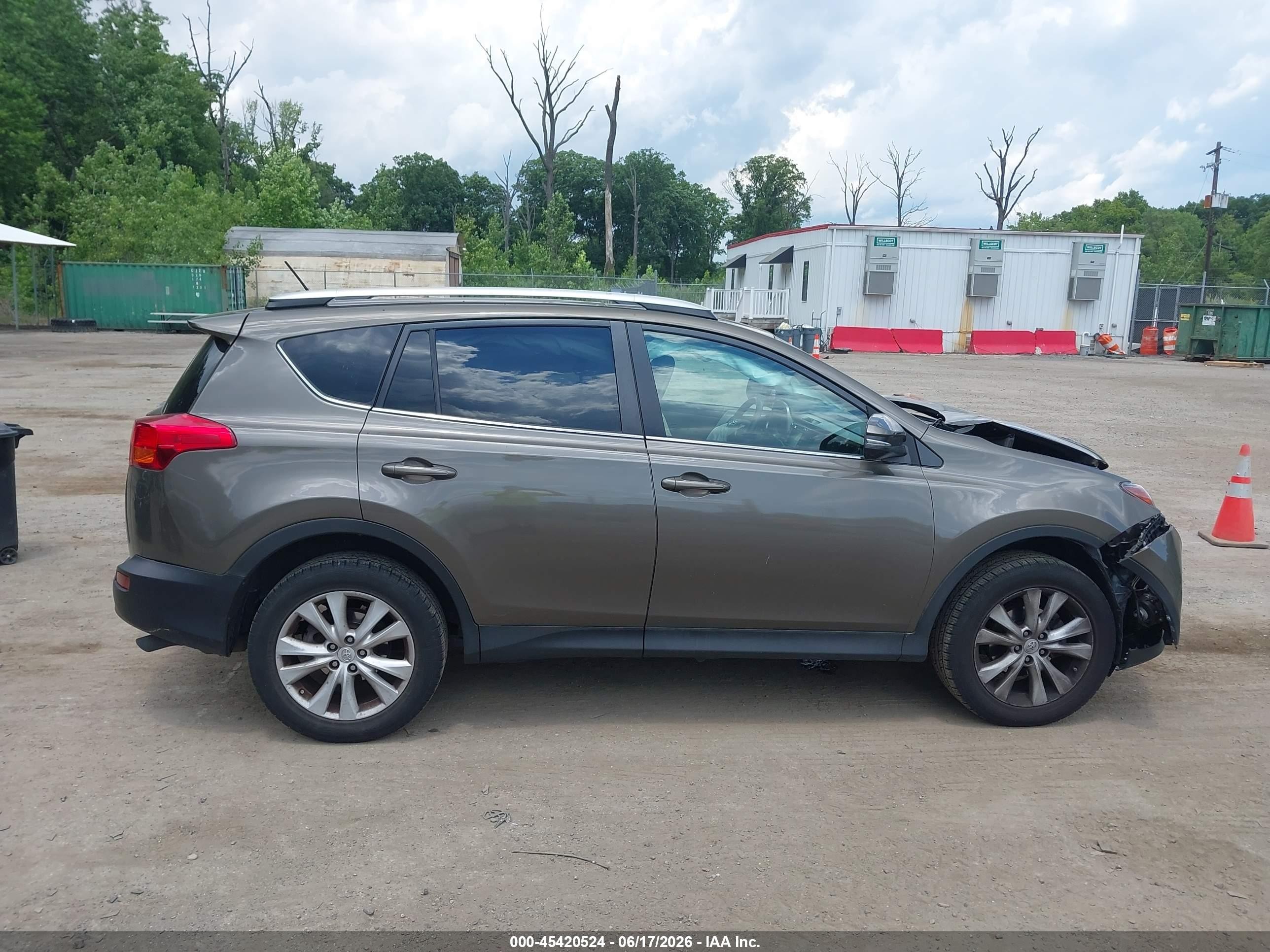 2015 Toyota Rav4 Limited Gray vin: 2T3DFREVXFW308760