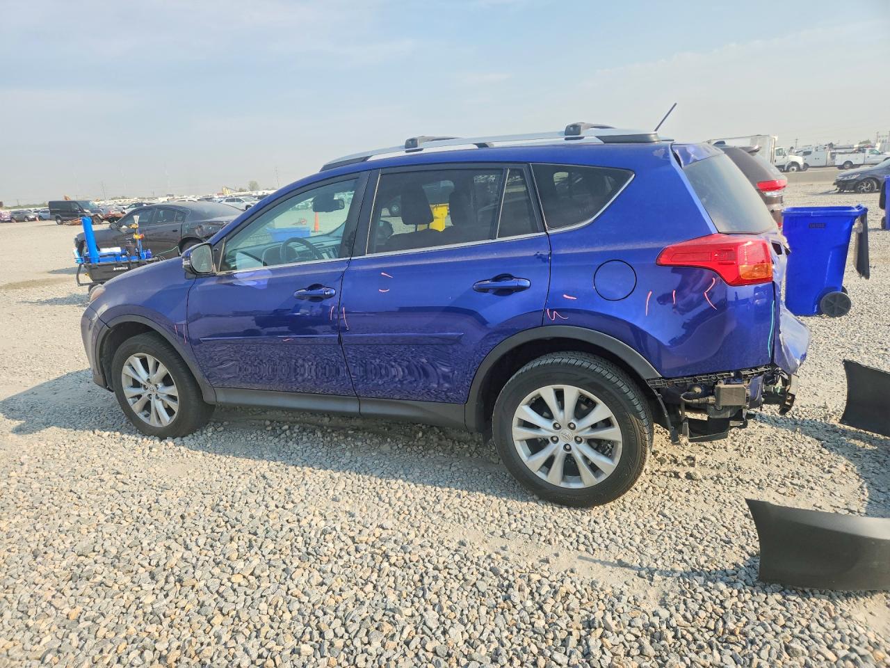2015 Toyota Rav4 Limited Blue vin: 2T3DFREVXFW327874