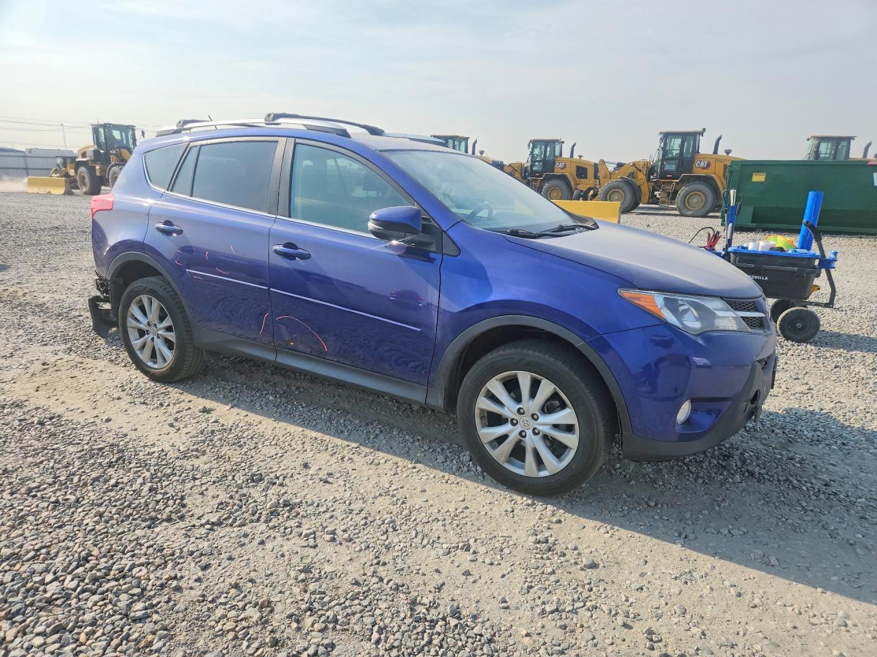 2015 Toyota Rav4 Limited Blue vin: 2T3DFREVXFW327874