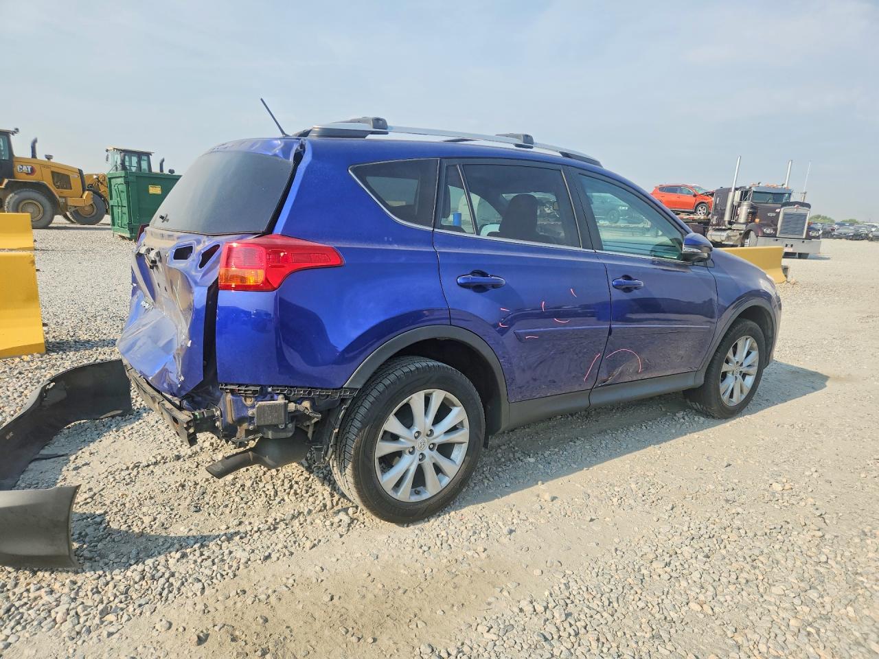 2015 Toyota Rav4 Limited Blue vin: 2T3DFREVXFW327874