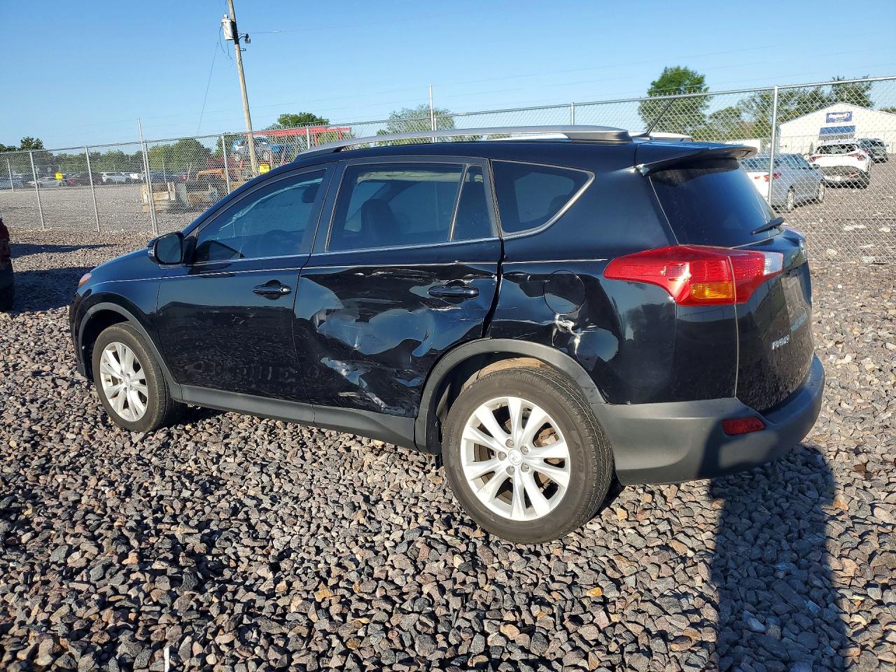 2015 Toyota Rav4 Limited Black vin: 2T3DFREVXFW345596