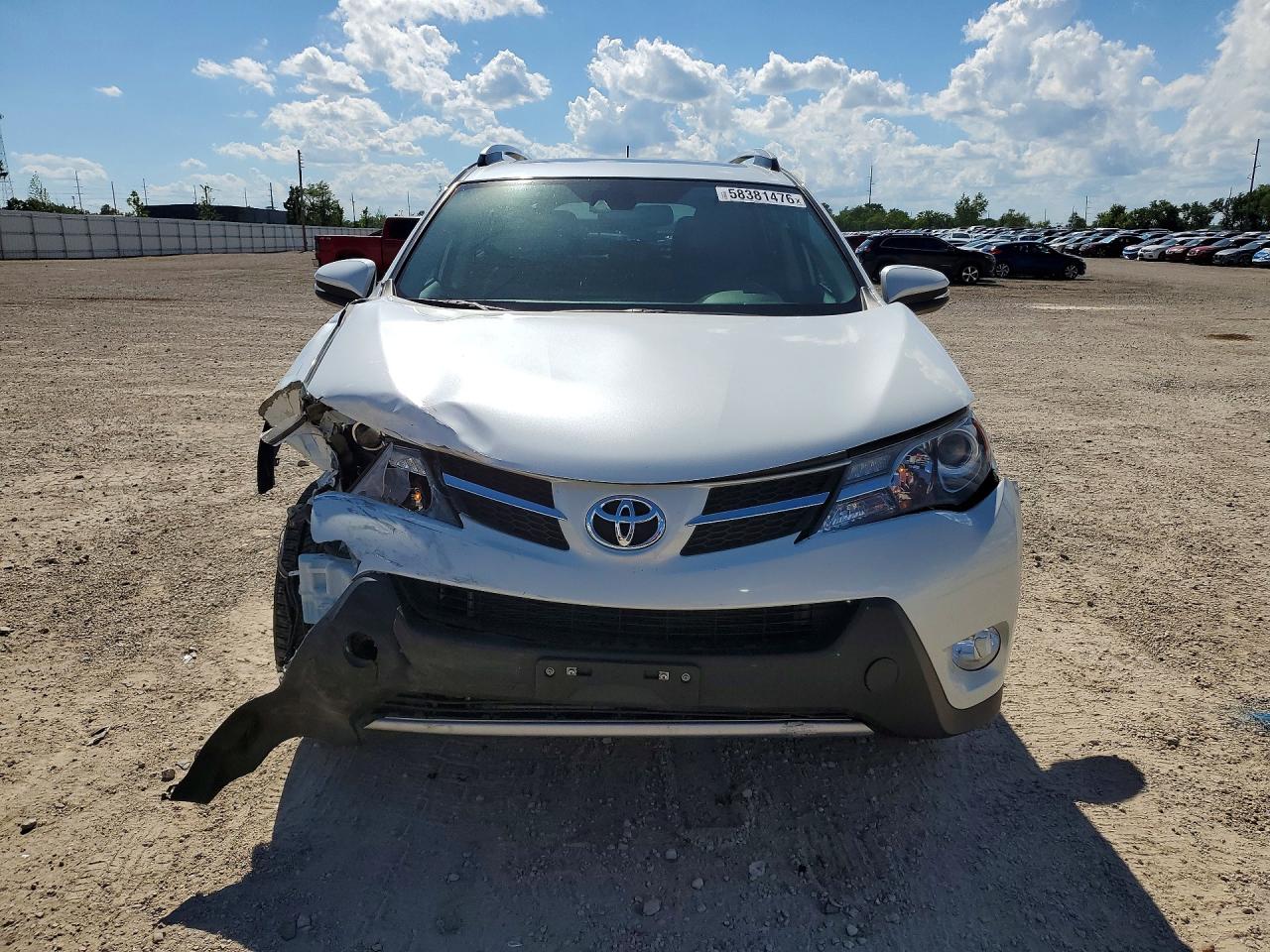 2015 Toyota Rav4 Limited White vin: 2T3DFREVXFW347557
