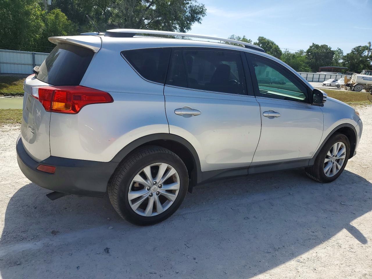 2015 Toyota Rav4 Limited Silver vin: 2T3DFREVXFW349485
