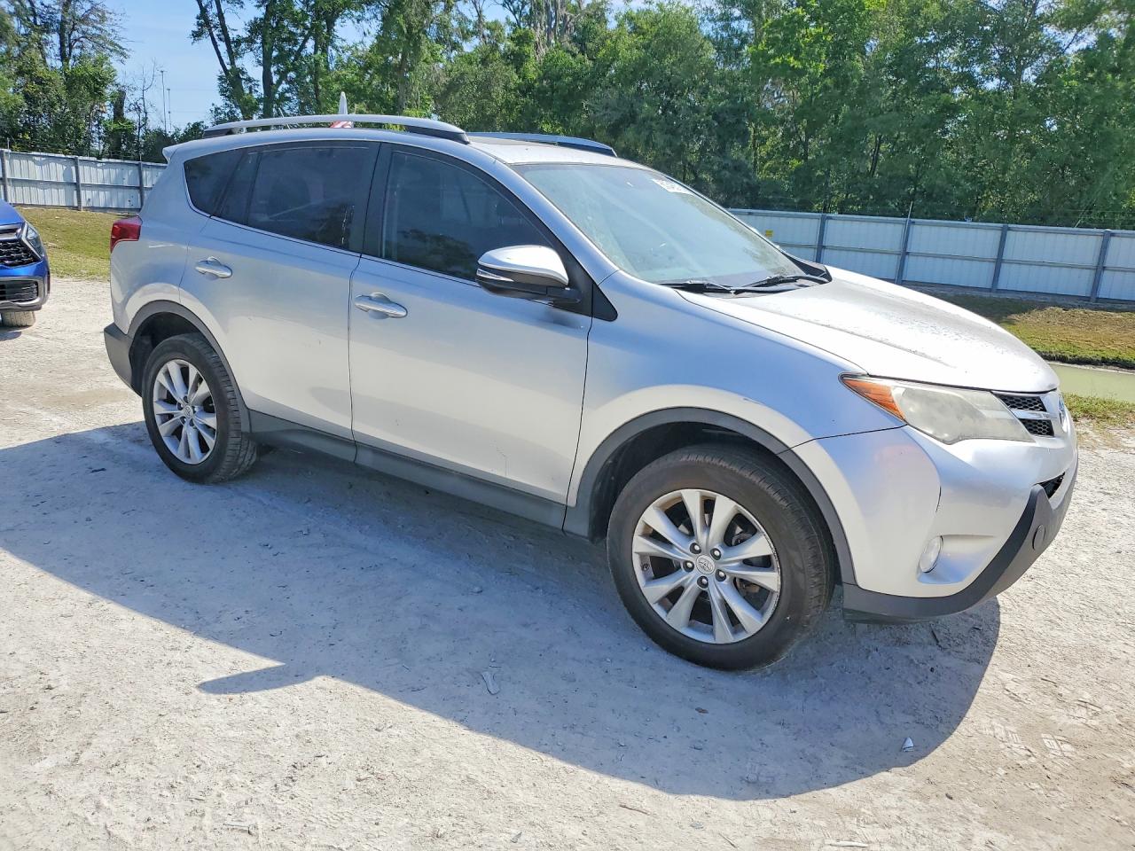 2015 Toyota Rav4 Limited Silver vin: 2T3DFREVXFW349485