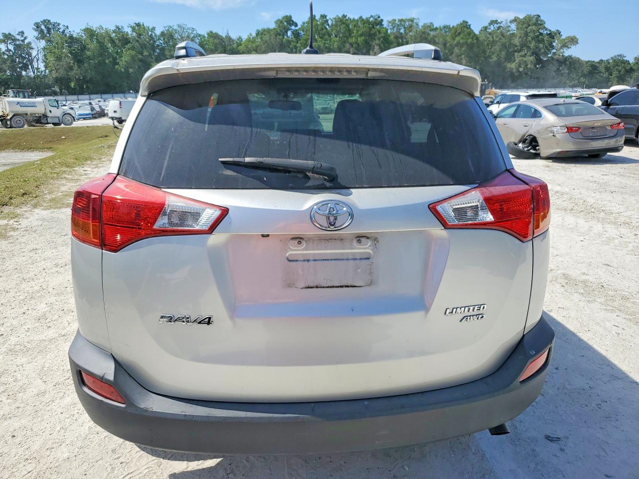 2015 Toyota Rav4 Limited Silver vin: 2T3DFREVXFW349485