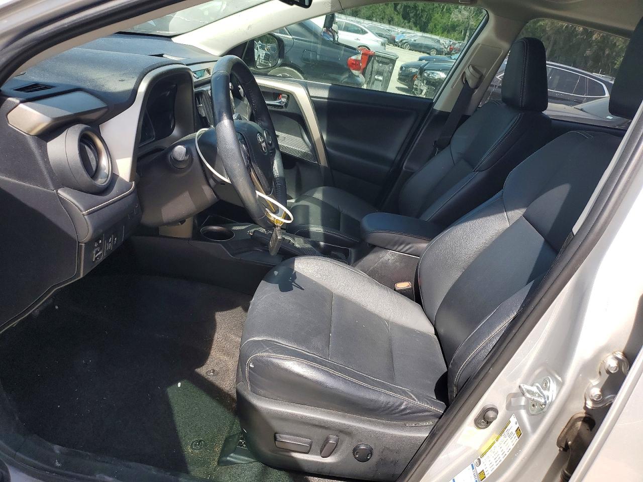 2015 Toyota Rav4 Limited Silver vin: 2T3DFREVXFW349485