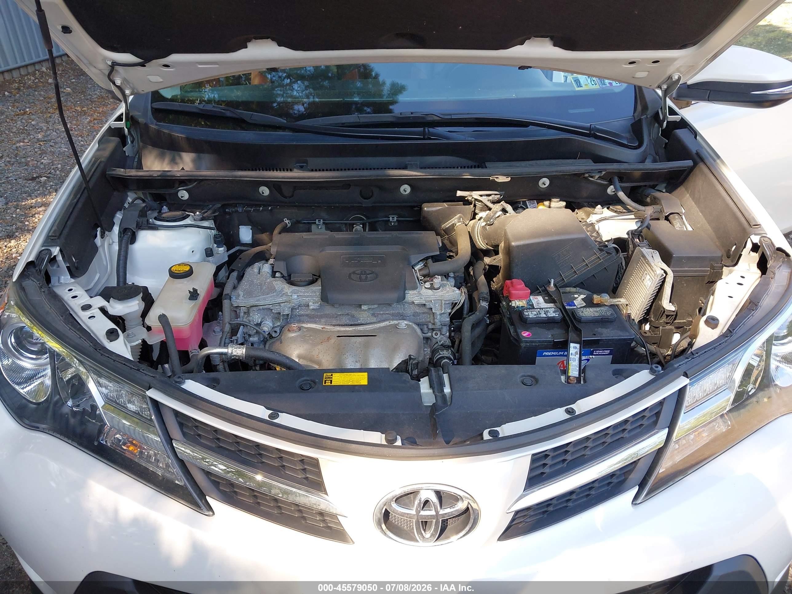 2015 Toyota Rav4 Limited Белый vin: 2T3DFREVXFW398668
