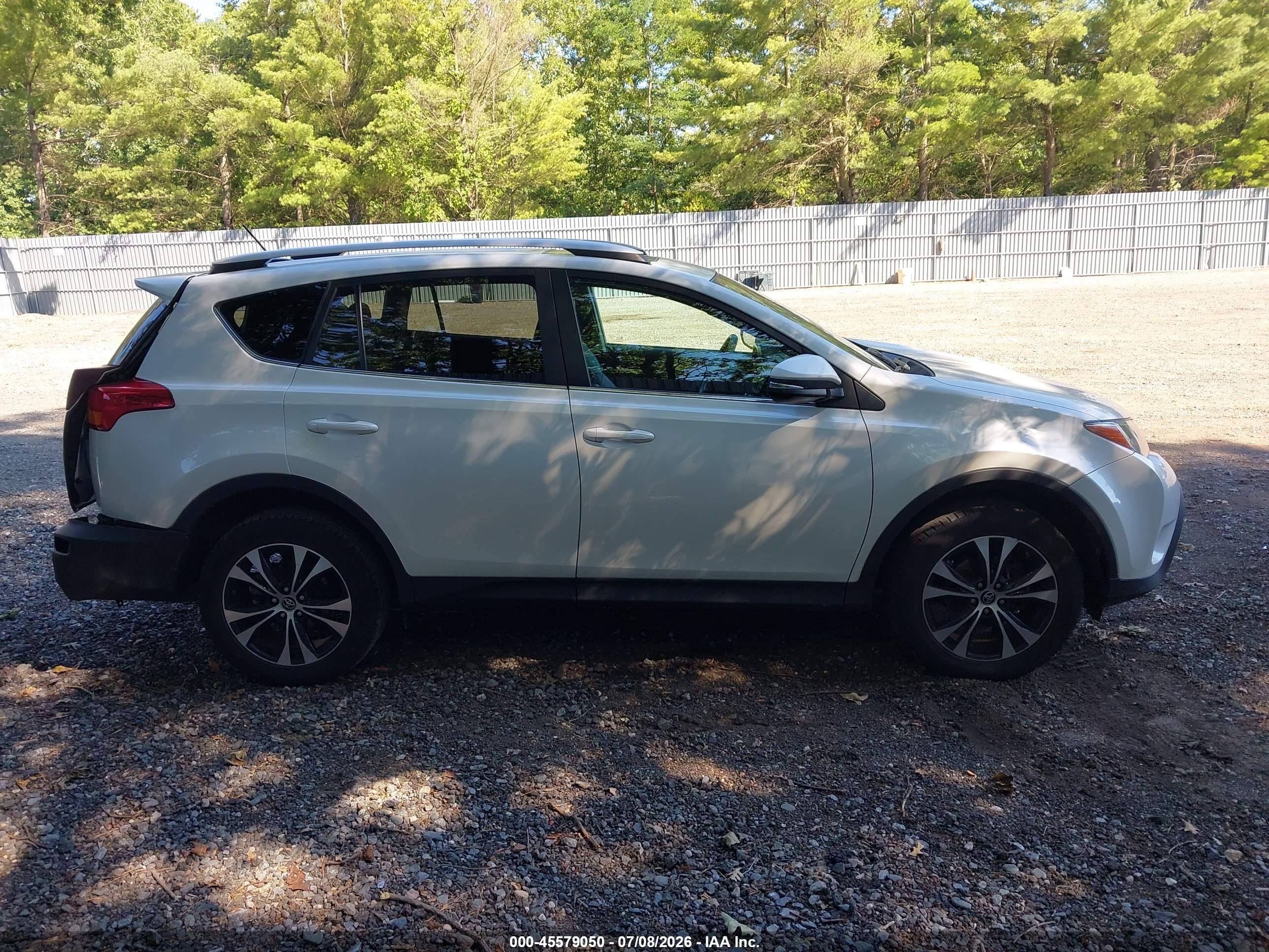 2015 Toyota Rav4 Limited Белый vin: 2T3DFREVXFW398668