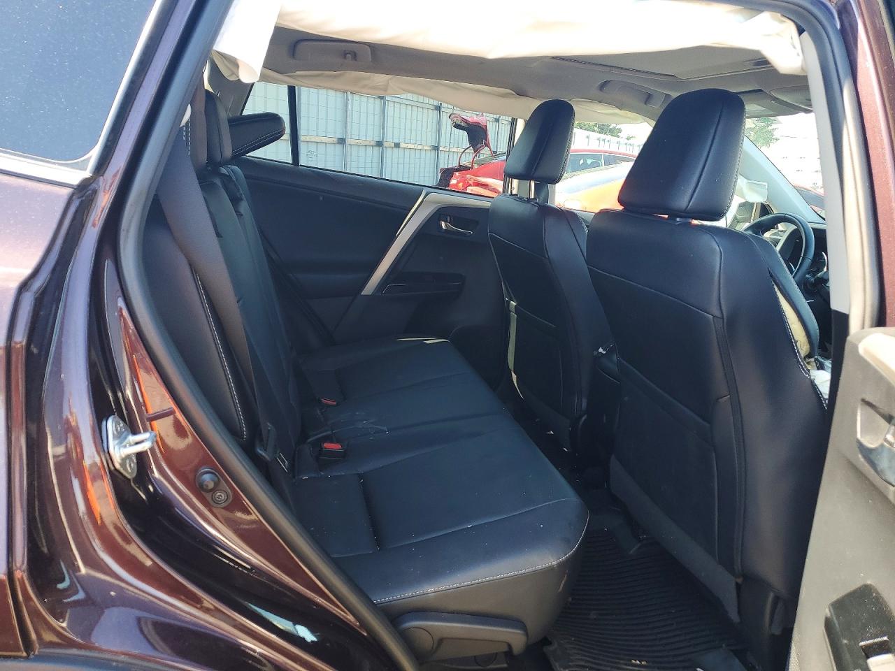2017 Toyota Rav4 Limited Burgundy vin: 2T3DFREVXHW684183