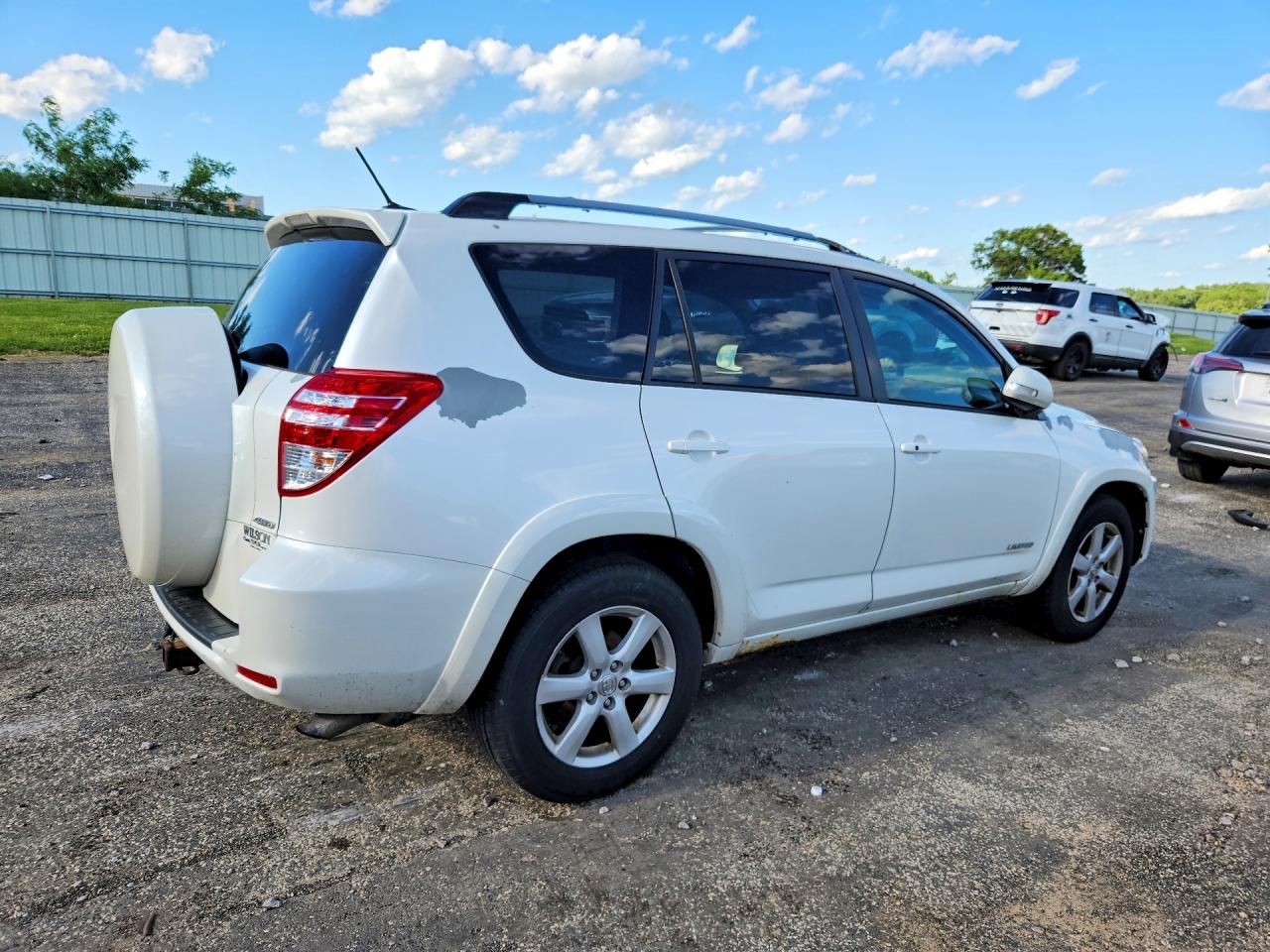 2010 Toyota Rav4 Limited White vin: 2T3DK4DV0AW018908