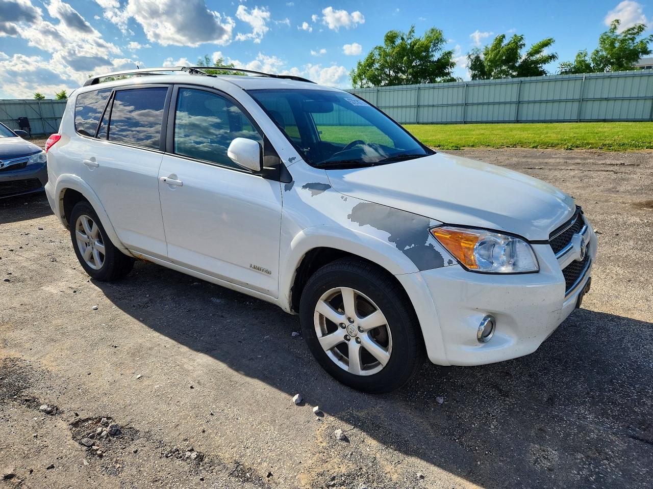 2010 Toyota Rav4 Limited White vin: 2T3DK4DV0AW018908