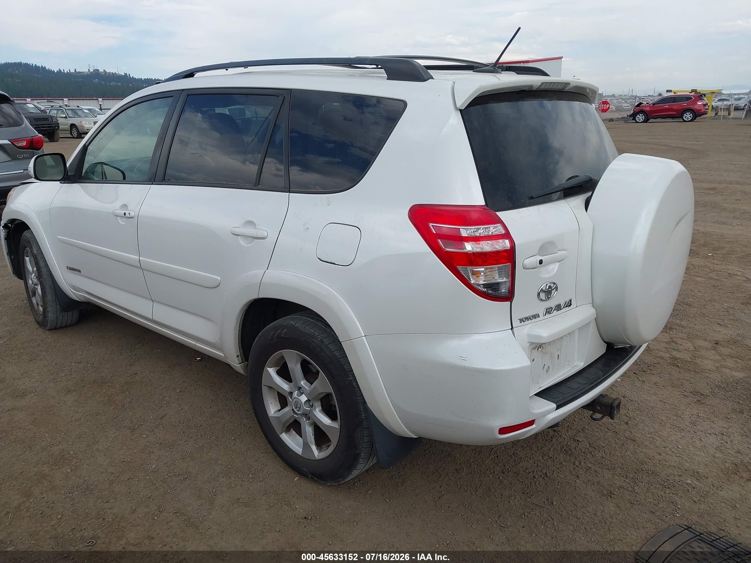 2010 Toyota Rav4 Limited V6 Белый vin: 2T3DK4DV0AW021050